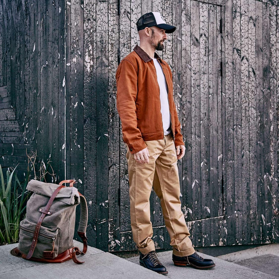 데우스 호크 캔버스 자켓 L 상품이미지5