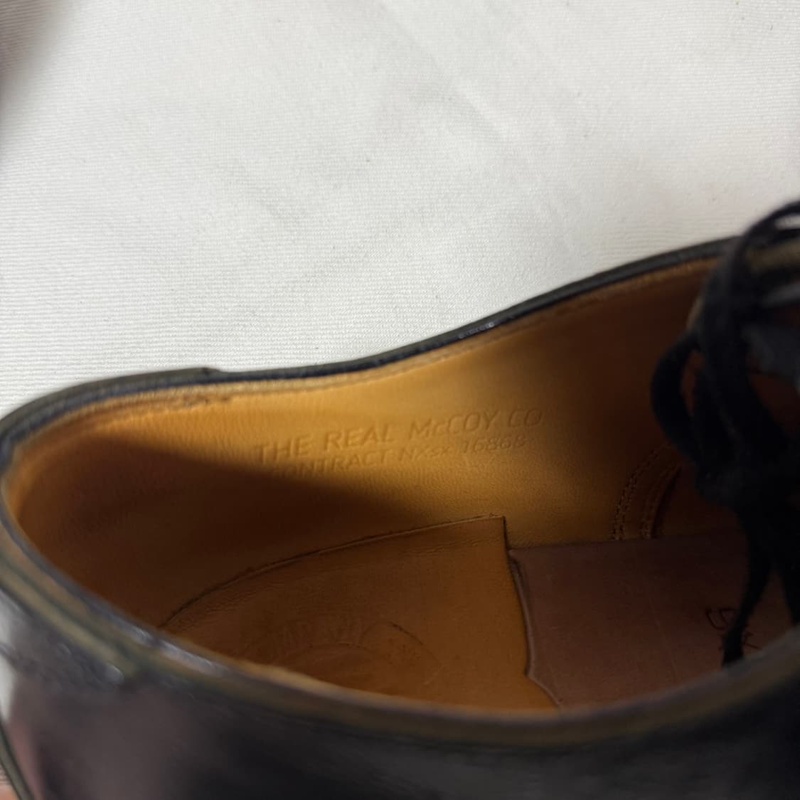 [9 1/2 D]리얼맥코이 N-1 USN 미해군 서비스 슈즈 상품이미지5