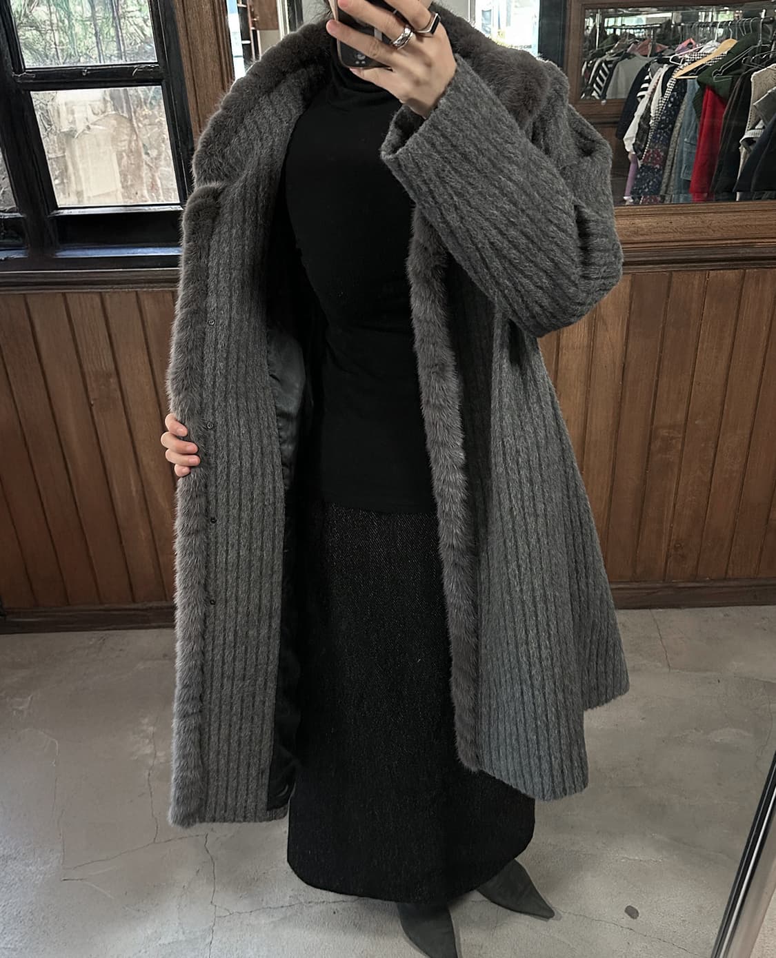 REGENCE angora long coat 상품이미지4
