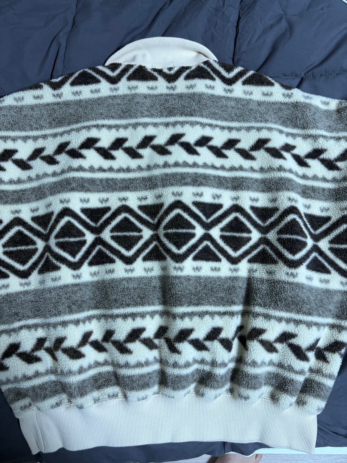 폴로랄프로렌 우먼 지오 모티프 플리스 풀오버 니트 (xl) 상품이미지3