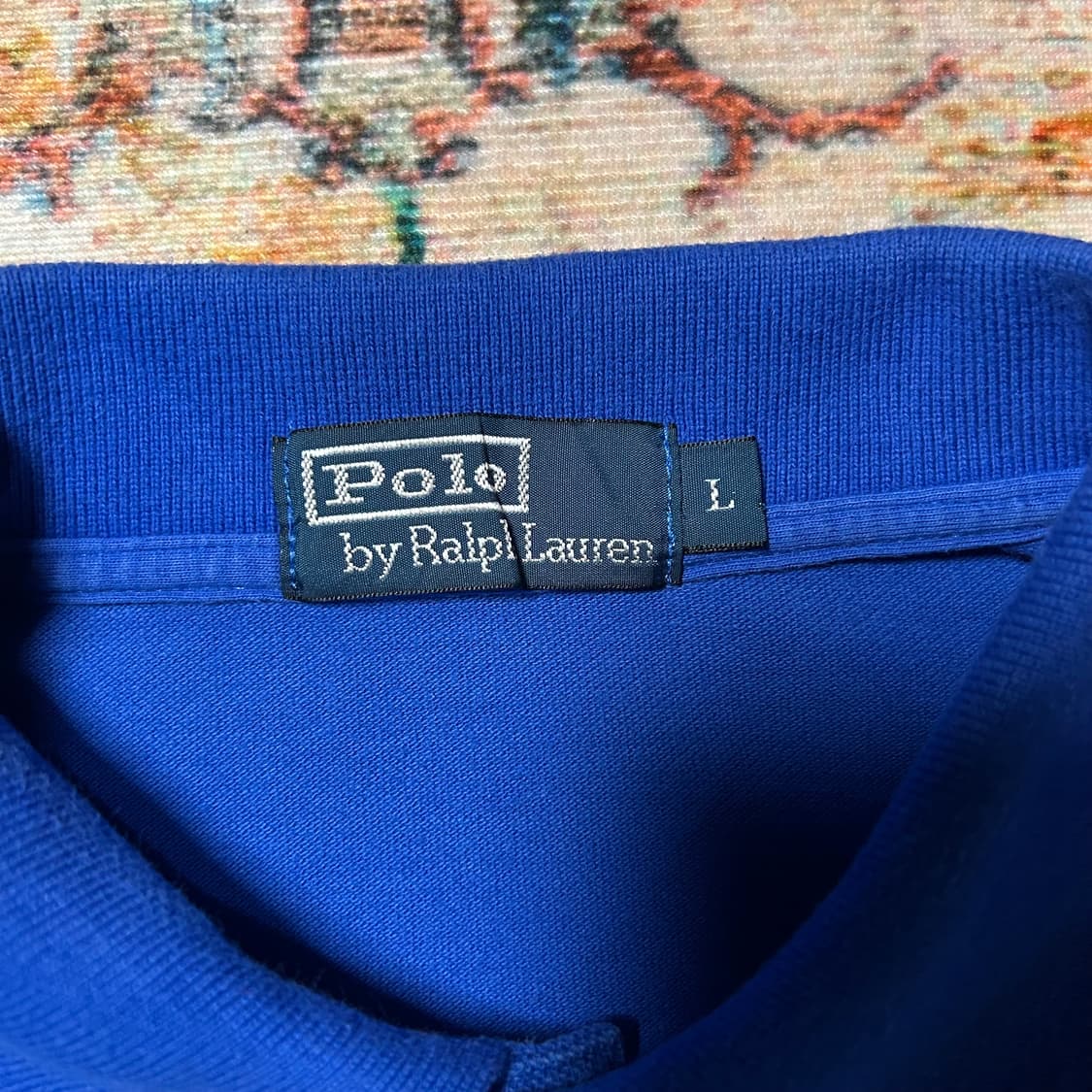 [L] 폴로 랄프로렌 블루 카라 반팔  상품이미지3