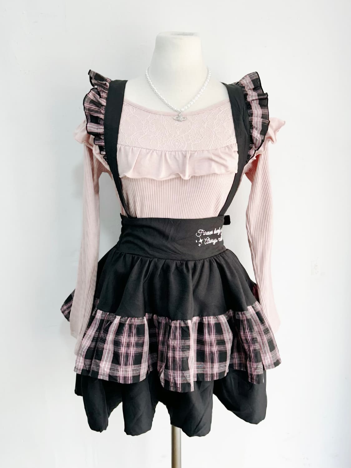 메이드 써스펜더 스커트 ʚ❤︎ɞ 상품이미지1