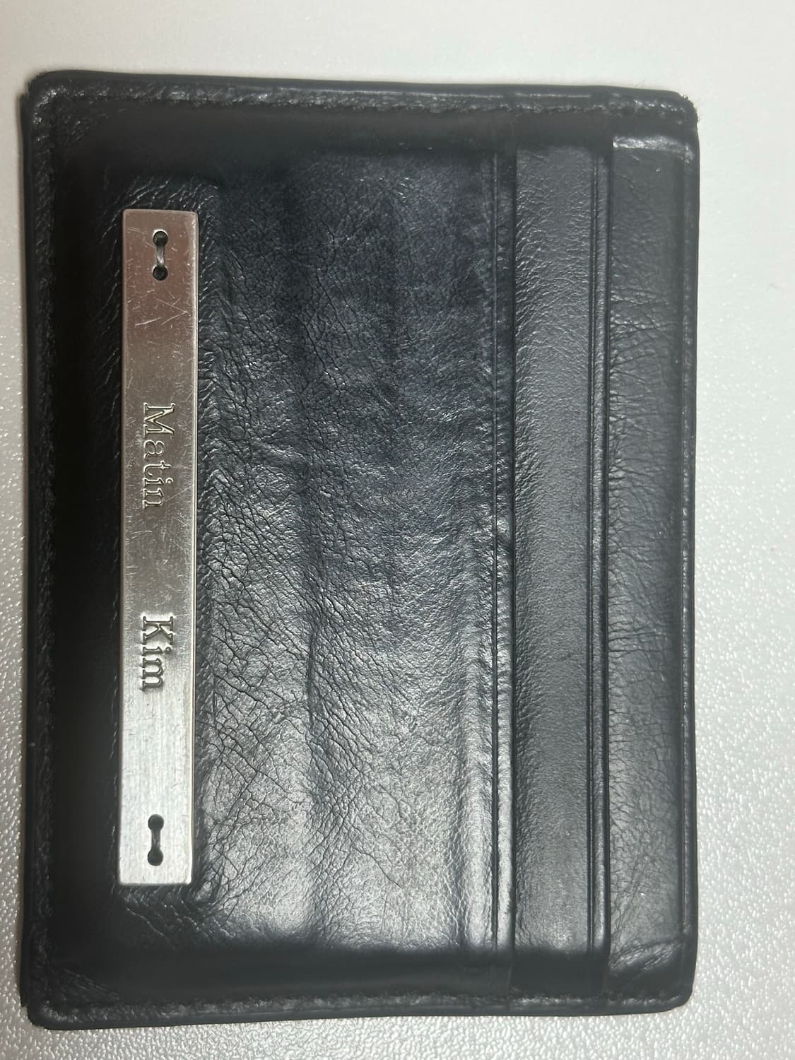 마뗑킴 빈티지 카드 지갑 블랙 상품이미지4