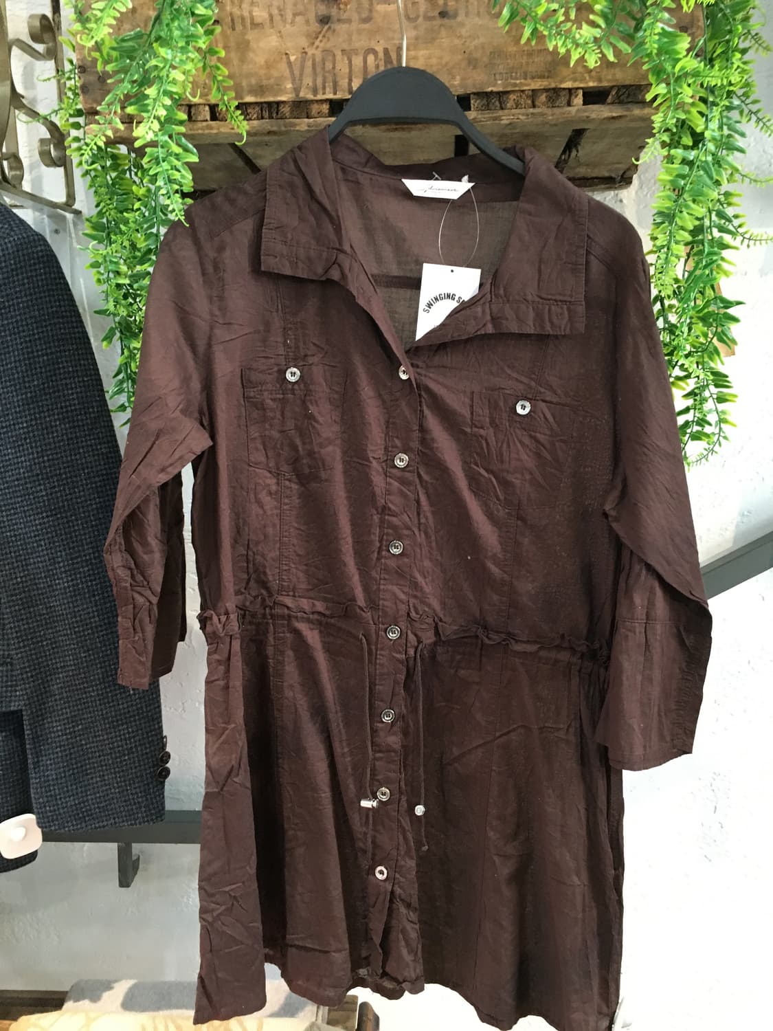 브라운 네이비 프레피 코디세트  상품이미지4