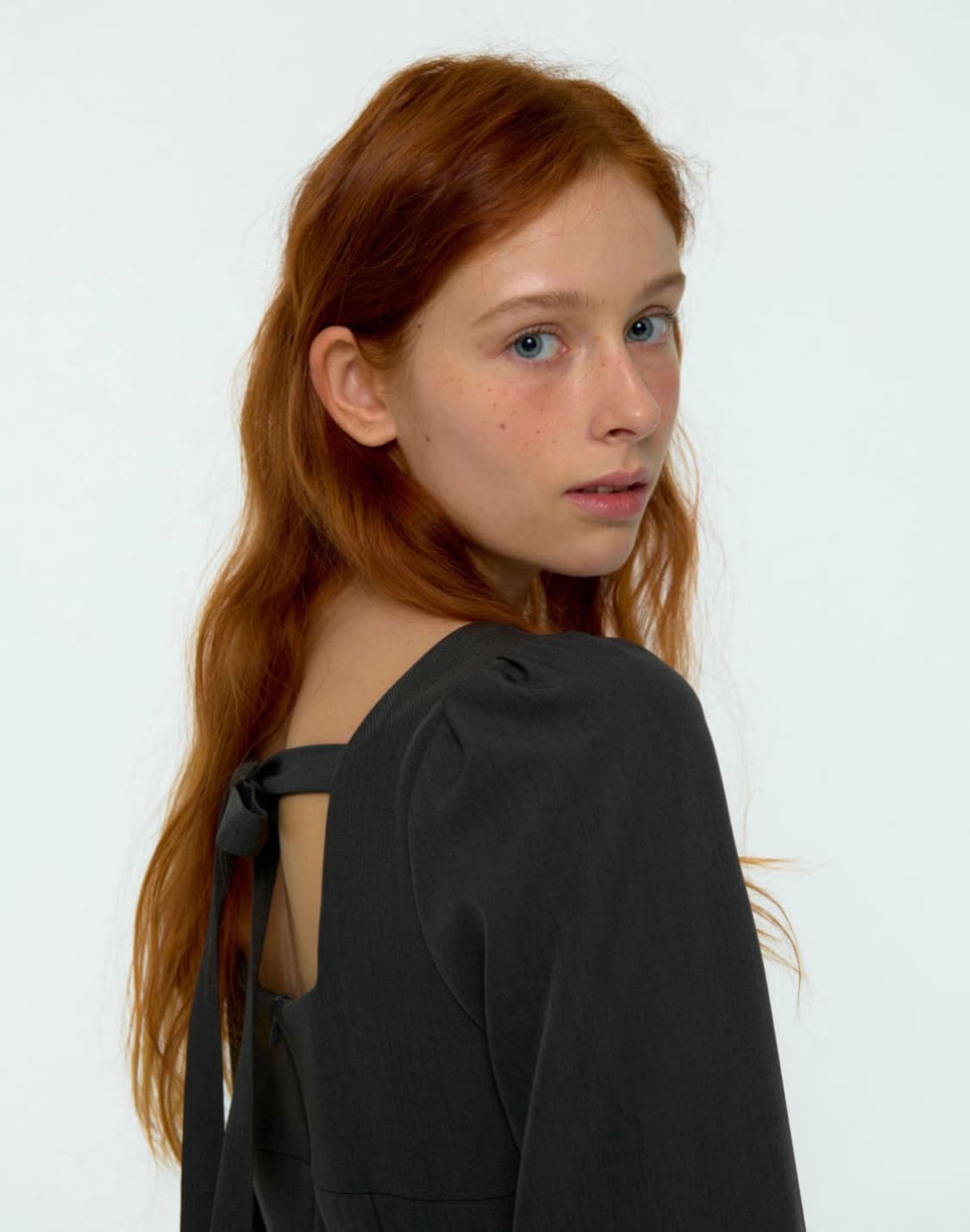 루루서울 Rosy Balloom Shirring Midi Dress 상품이미지4