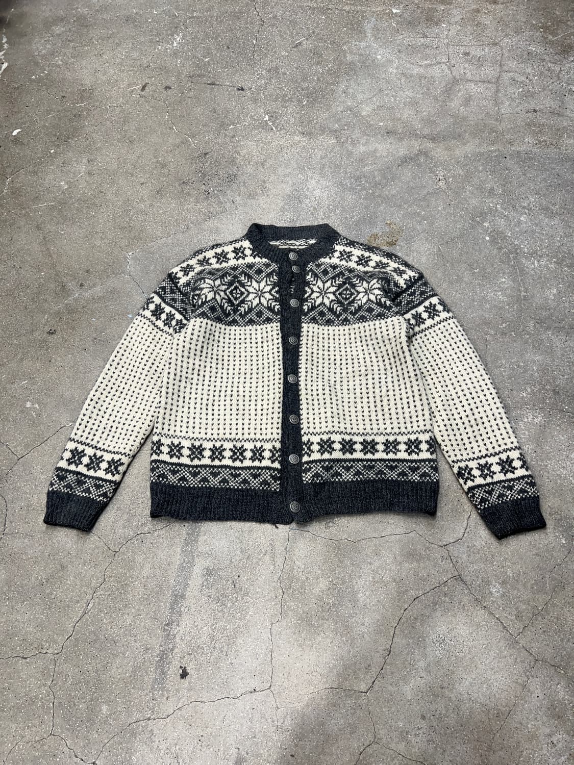 60‘s 노르딕 니트 가디건  상품이미지1