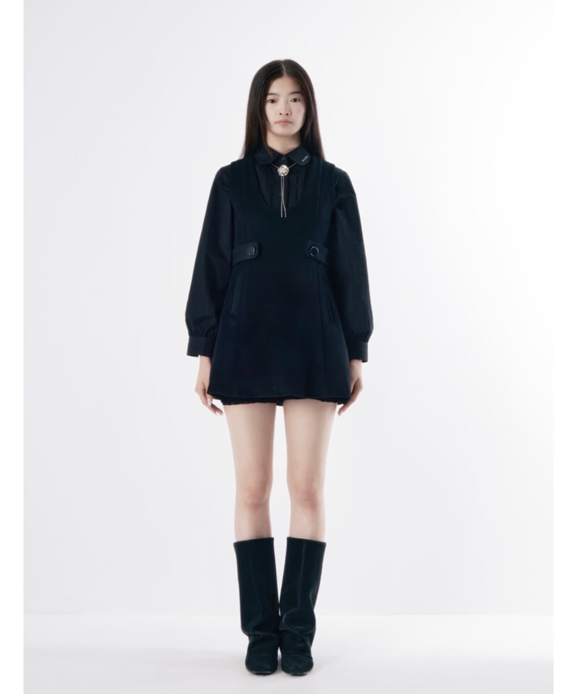 WSC _ Wool button mini dress 001 상품이미지3