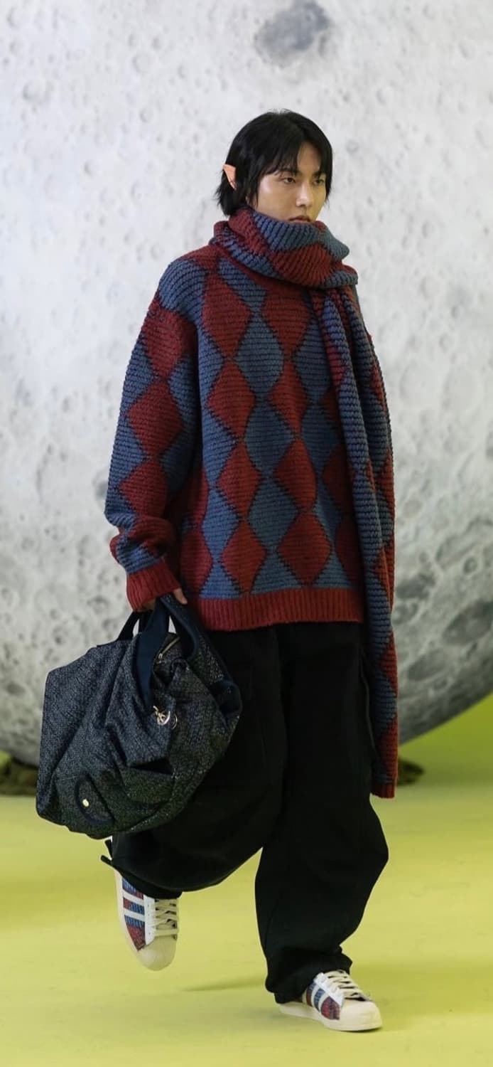 애프터프레이 afterpray 다이아 니트 S 상품이미지2