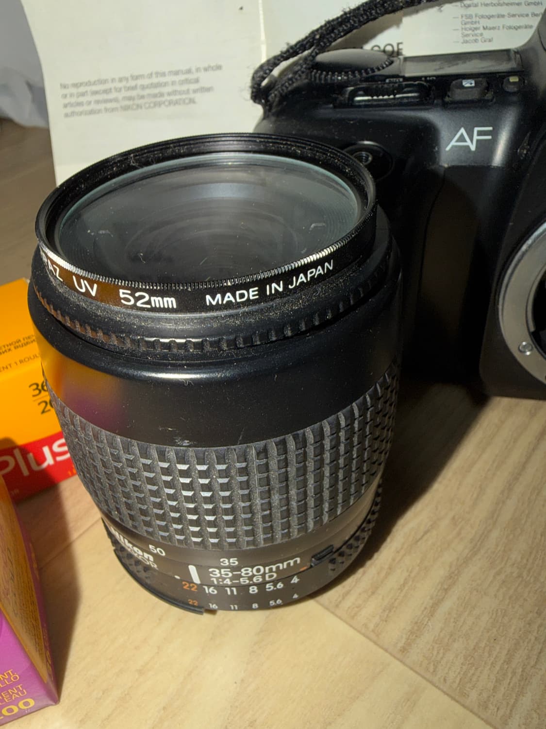 Nikon F-601 Quartz date 쿼츠데이트필름카메라줌렌즈 상품이미지4