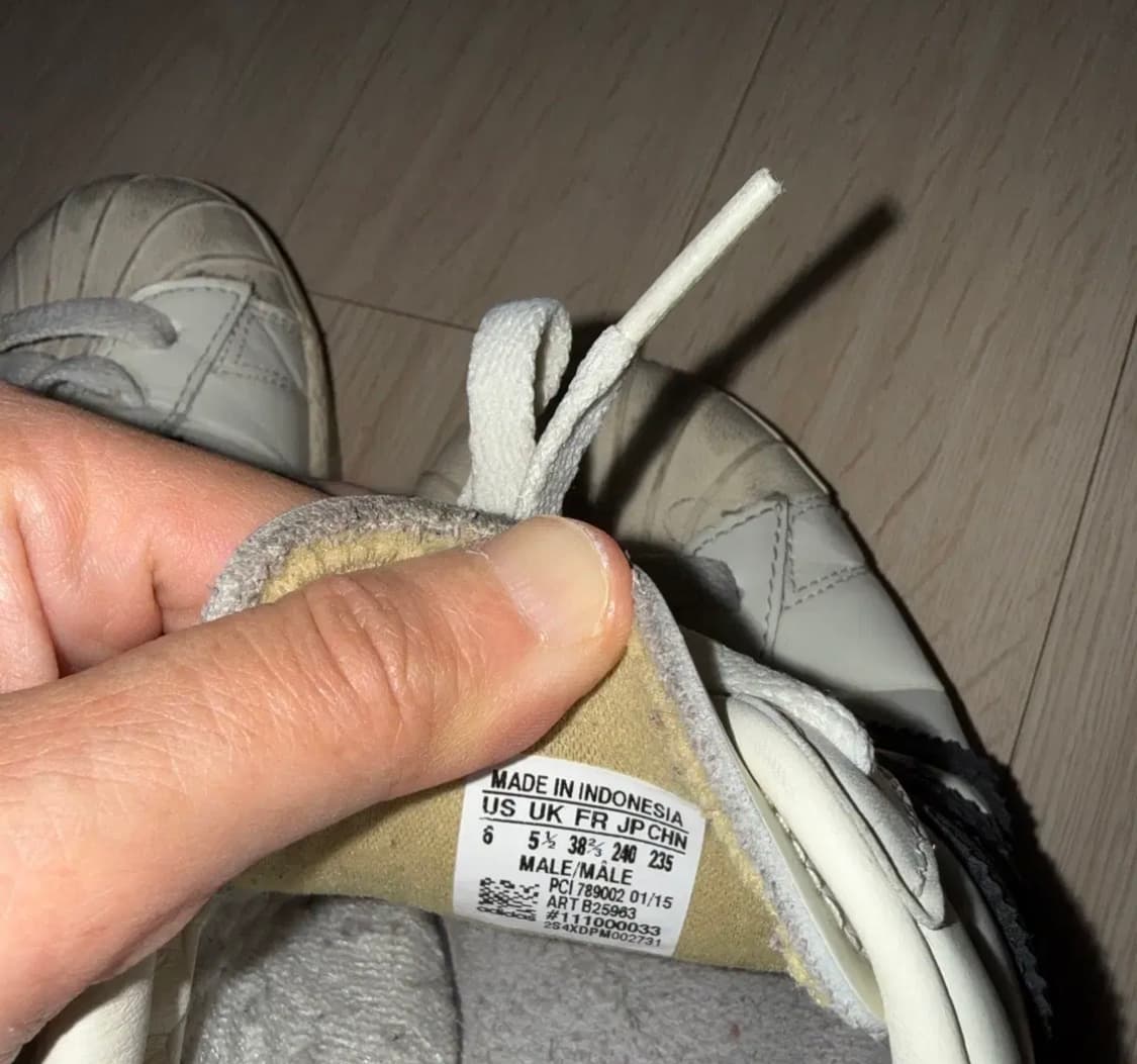 아디다스슈퍼스타 화이트블랙 235 상품이미지5