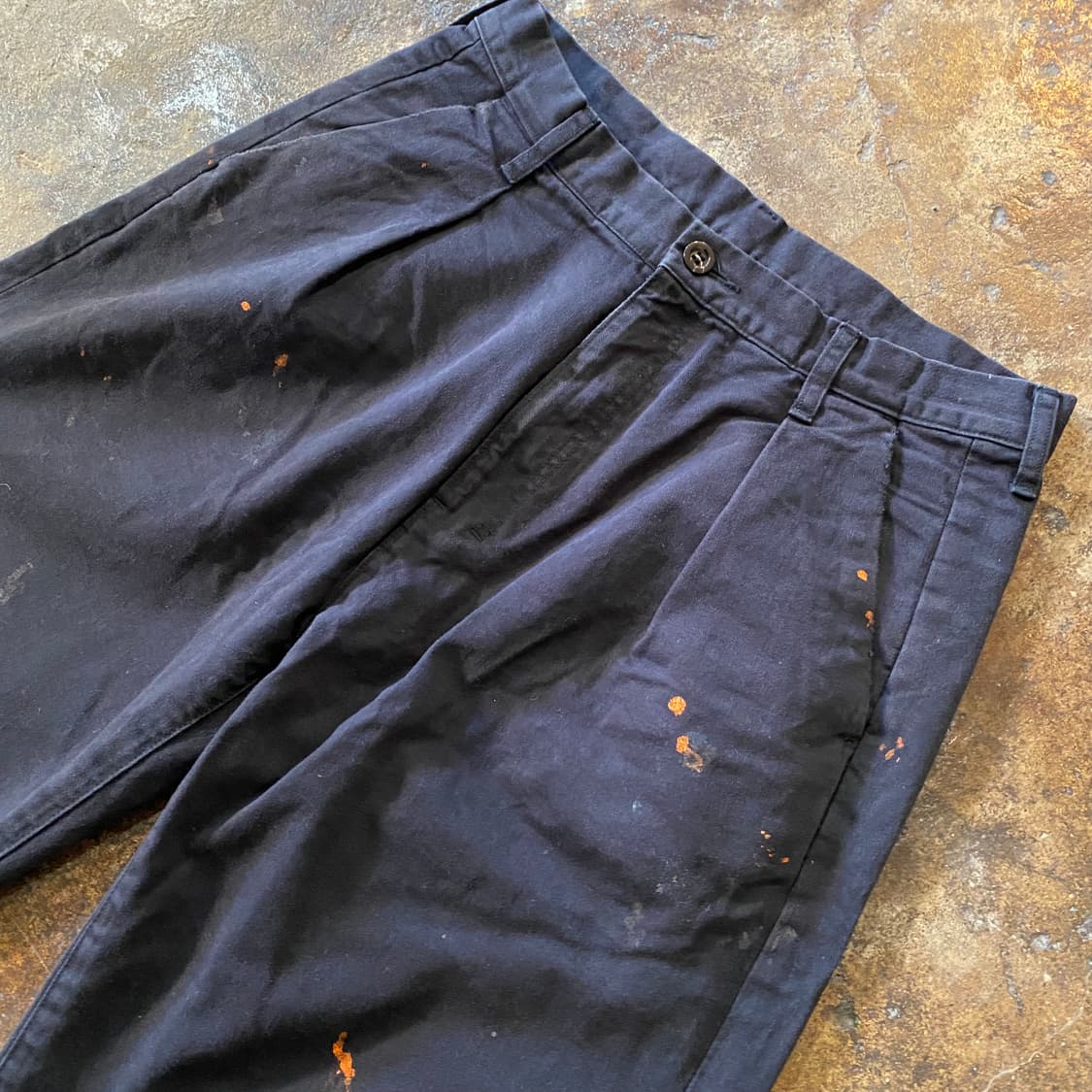 (2) 안셀름 에이징 페인트 치노 팬츠 상품이미지2