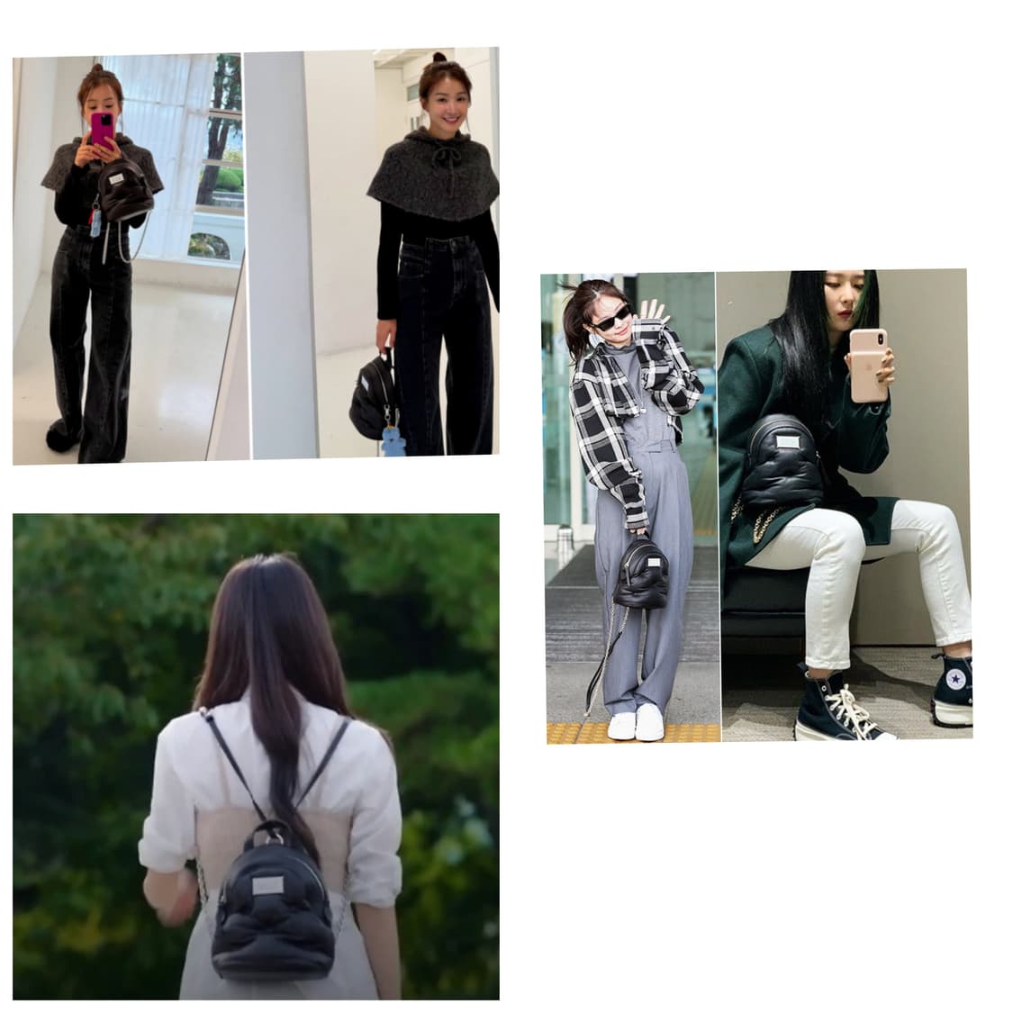 정품)급처상태양호!메종마르지엘라 글램슬램백팩 블핑제니,강혜원,이시영 가방 상품이미지2