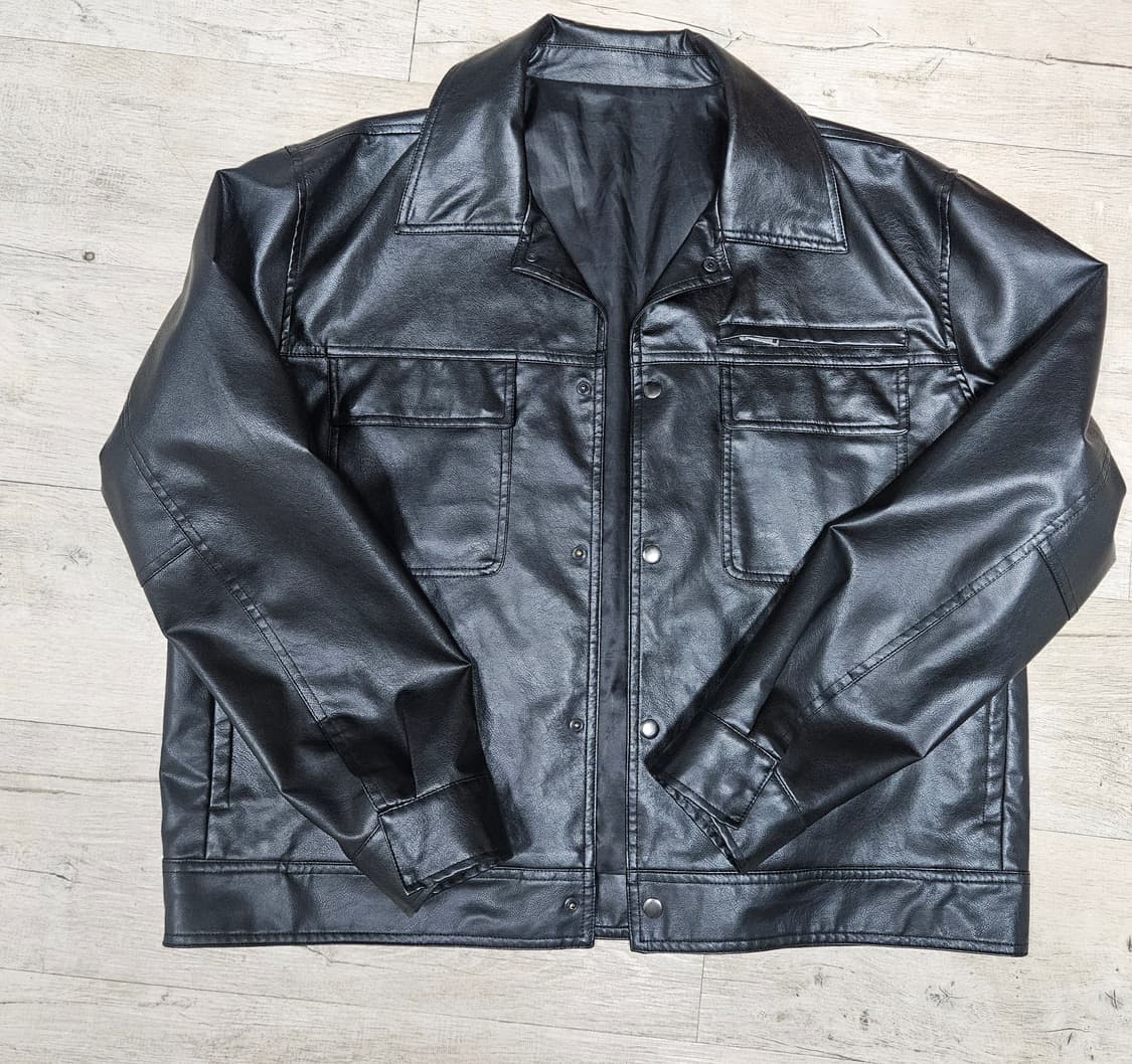 에잇세컨즈 레더자켓 XXL 상품이미지1