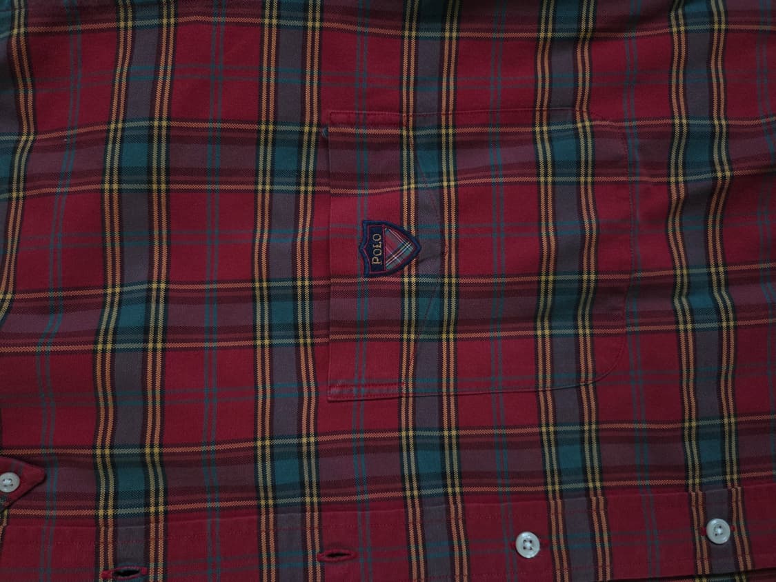 [폴로 랄프로렌] 더 빅 셔츠 레드 체크 XL 상품이미지2