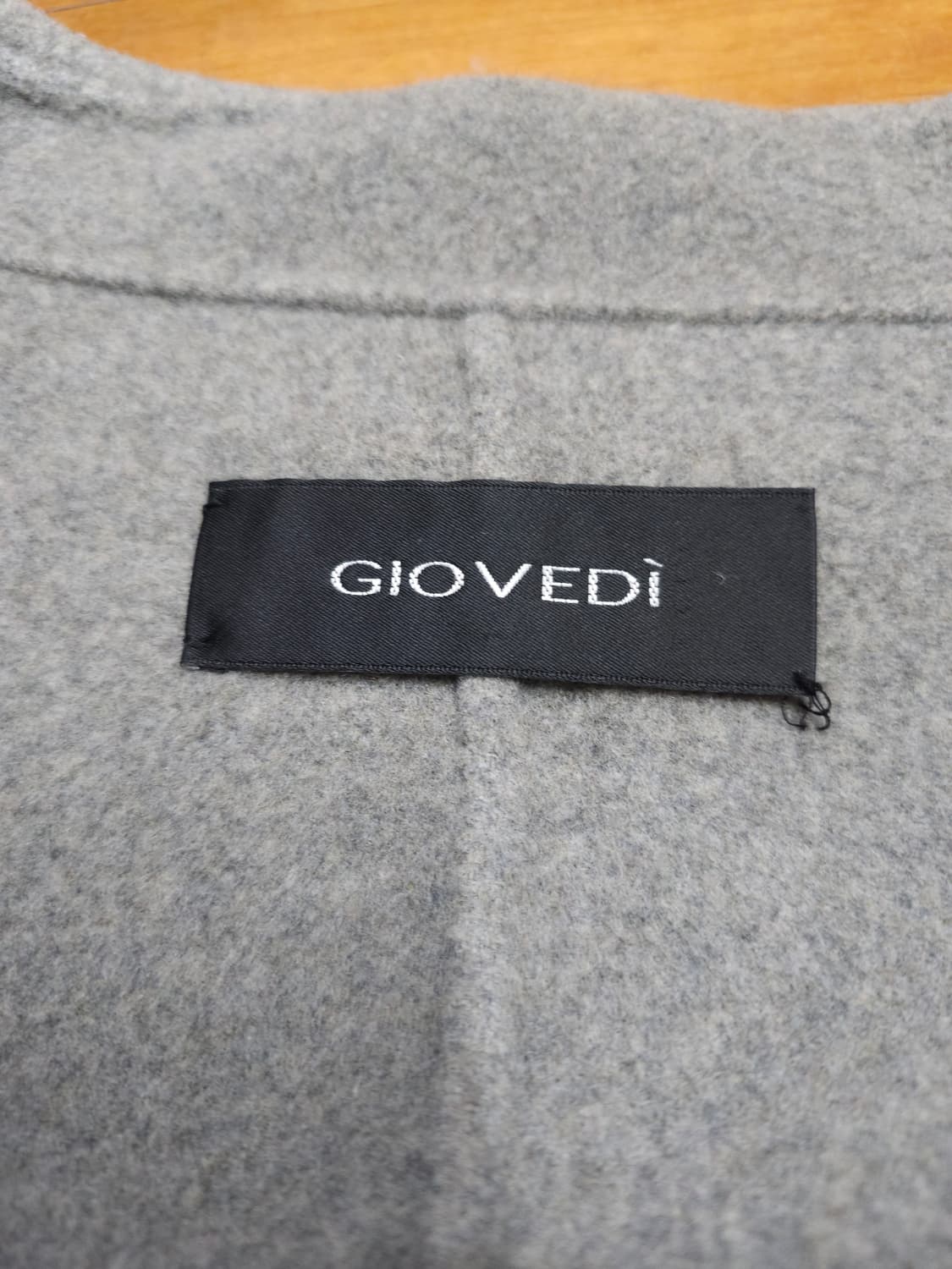 GIOVEDI 울 캐시미어 핸드메이드 롱코트 상품이미지5