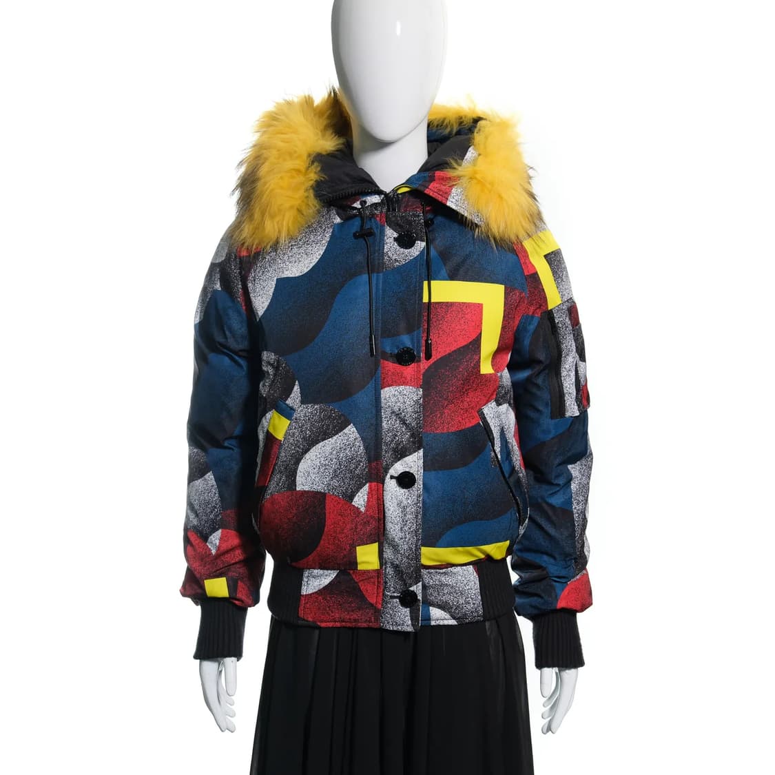 (S/여자55/남자95)겐조 후드 크롭 퍼 봄버 패딩 자켓 상품이미지8