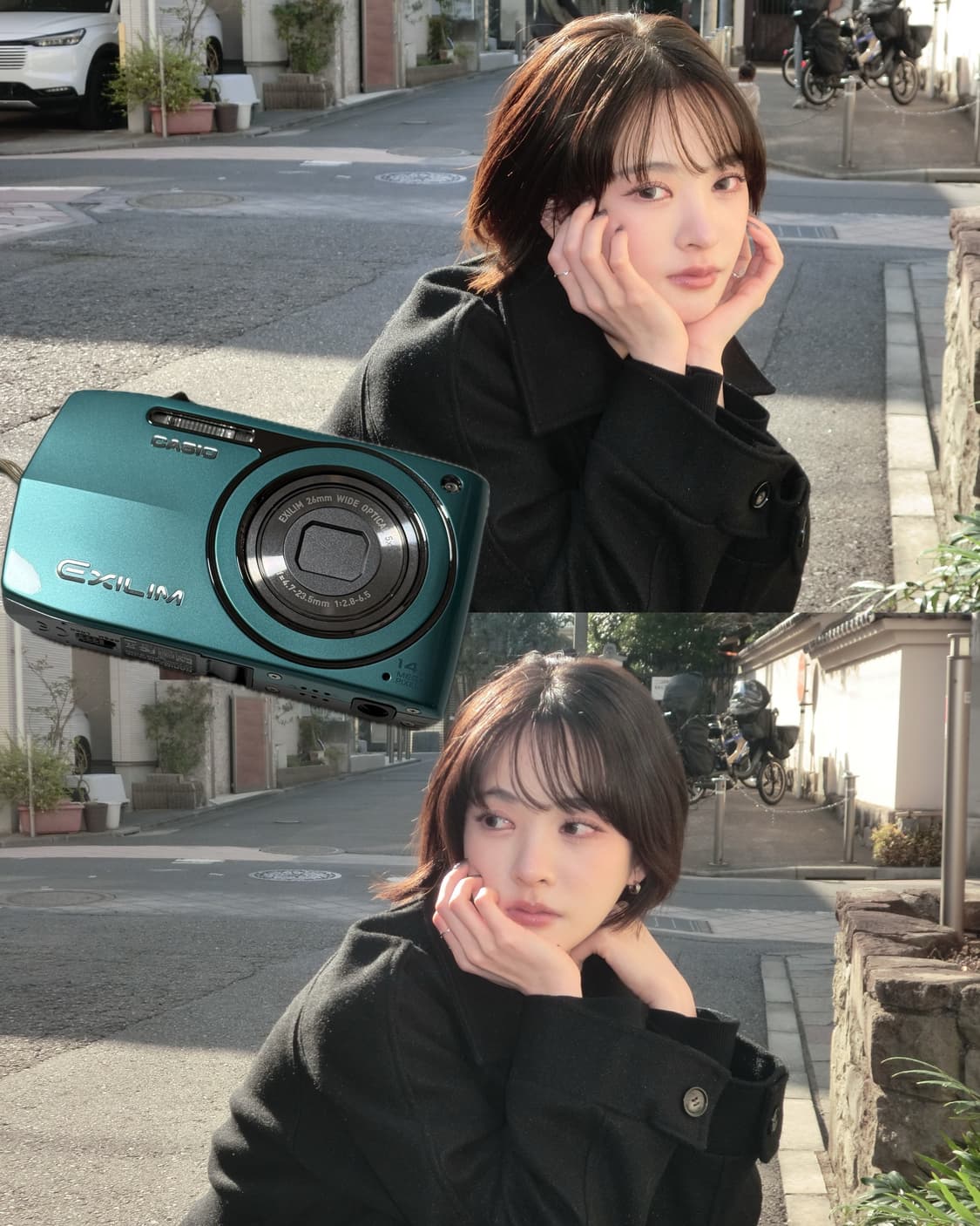 외관 미품 로제,모카,미연 디카 카시오 엑슬림 z2300 작례o 상품이미지1