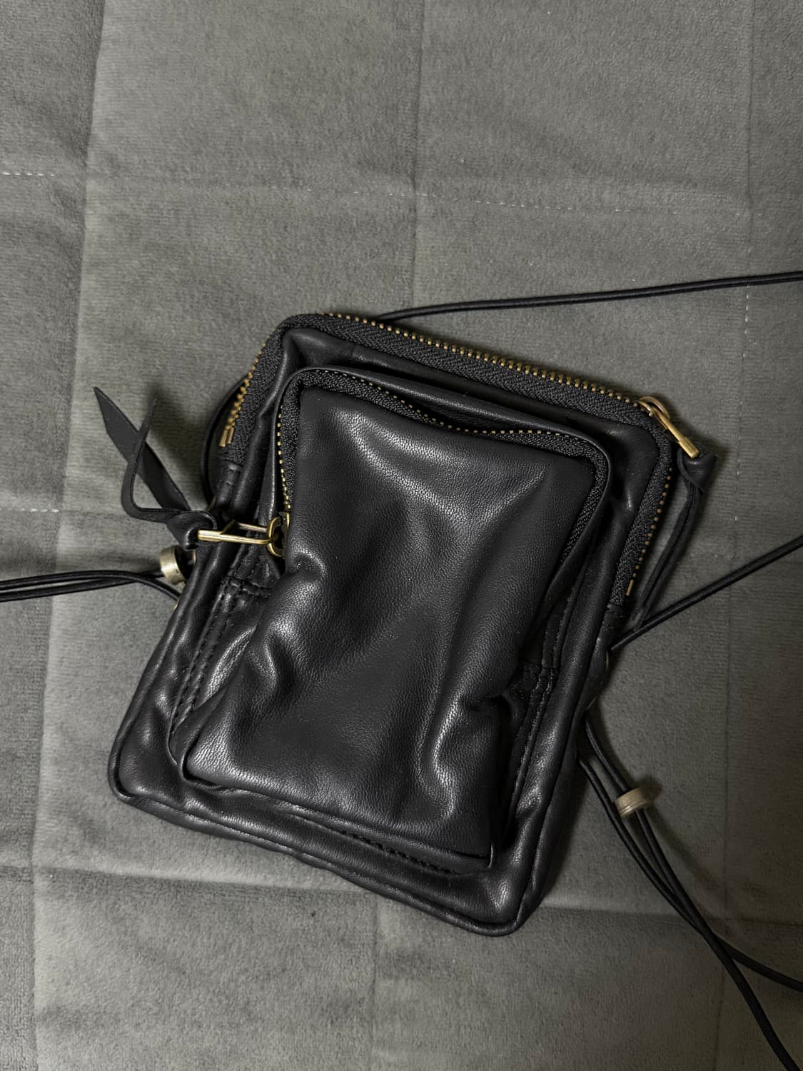 kijun 미니백 레더 블랙 상품이미지2