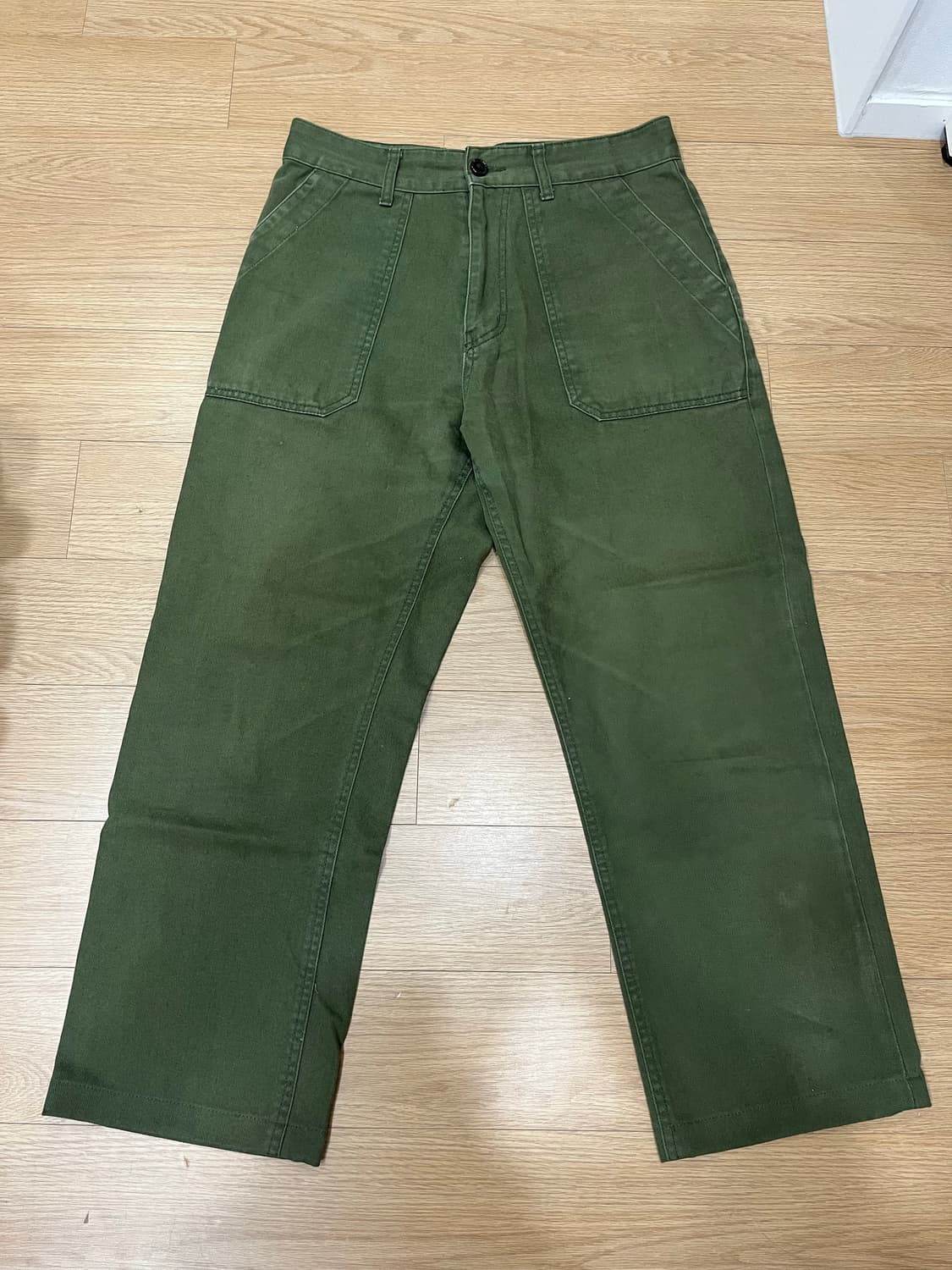 유니폼브릿지 올리브색 팬츠 상품이미지1