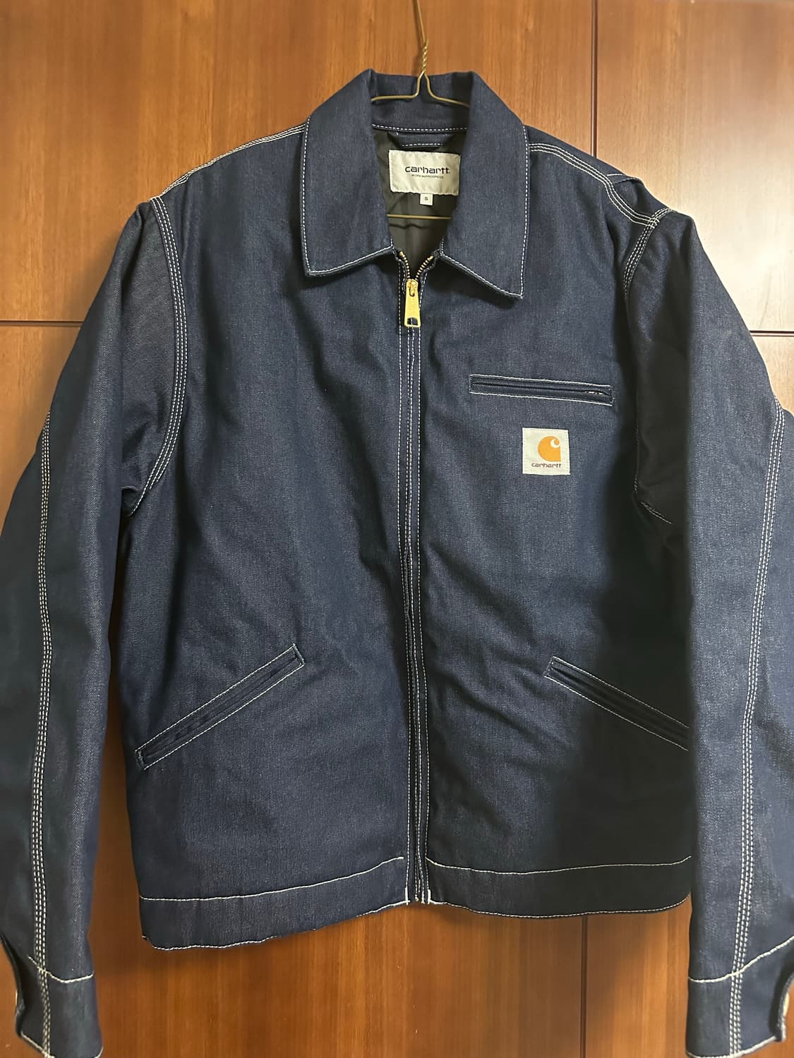 칼하트 wip og 디트로이트 자켓 블루 리지드 S 상품이미지2