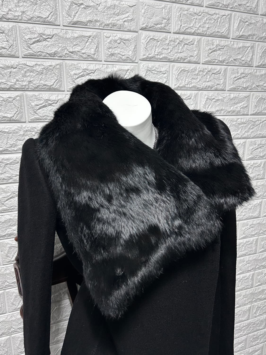 헬무트랭 래빗 퍼 하이넥 코트 (03-04 FW) 상품이미지5