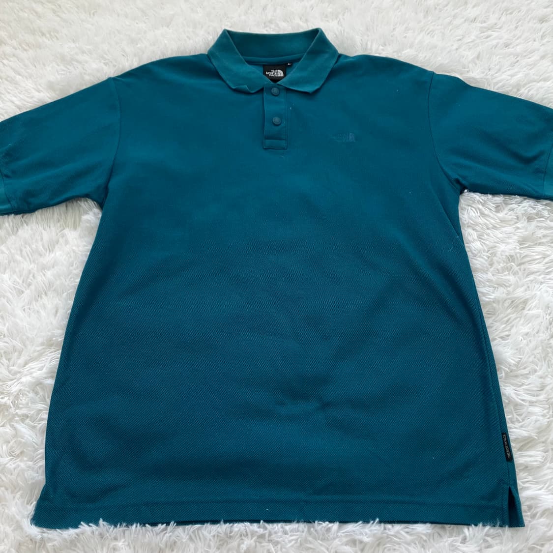 빈티지 노스페이스 청록 카라 반팔 965 y2k 스트릿 갸루 펑키 일본빈 상품이미지1