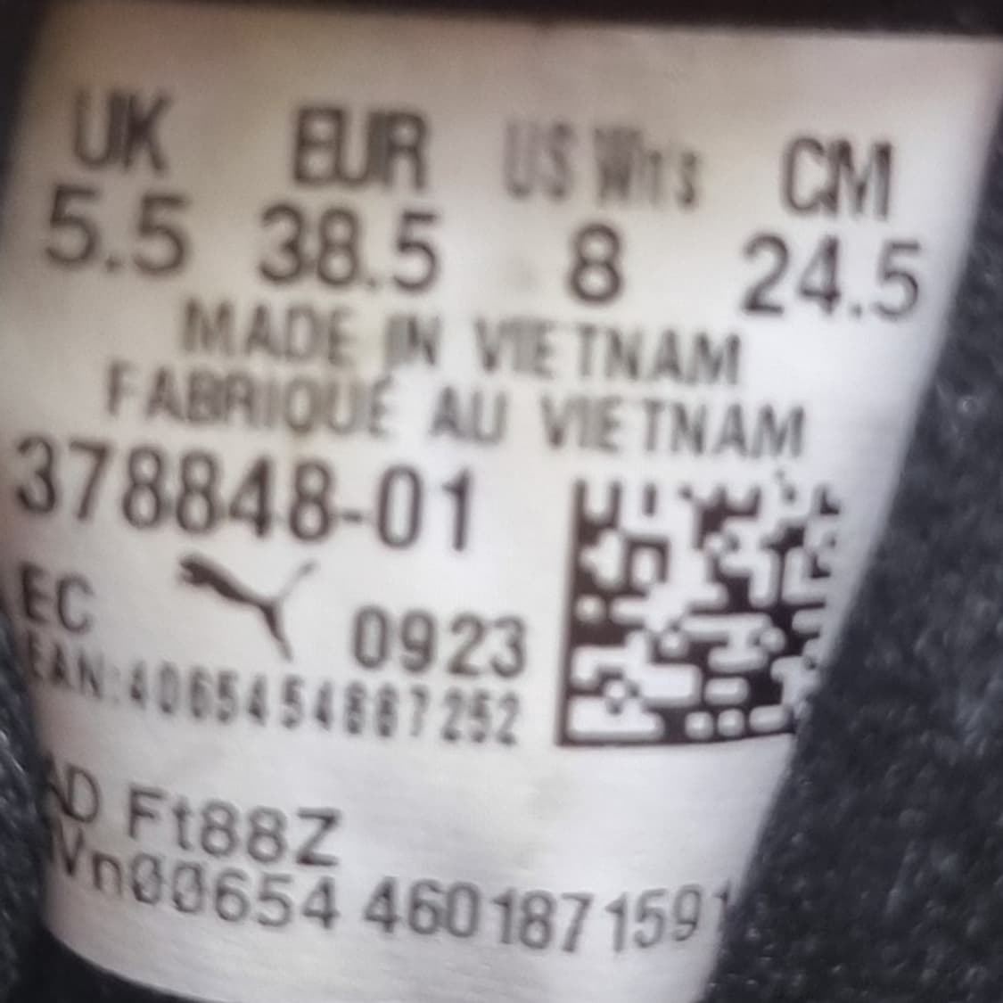 푸마 소프트 라이드 블락 골드 운동화245  상품이미지6