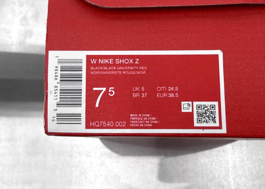 나이키 샥스 Z 블랙 유니버시티 레드 상품이미지8