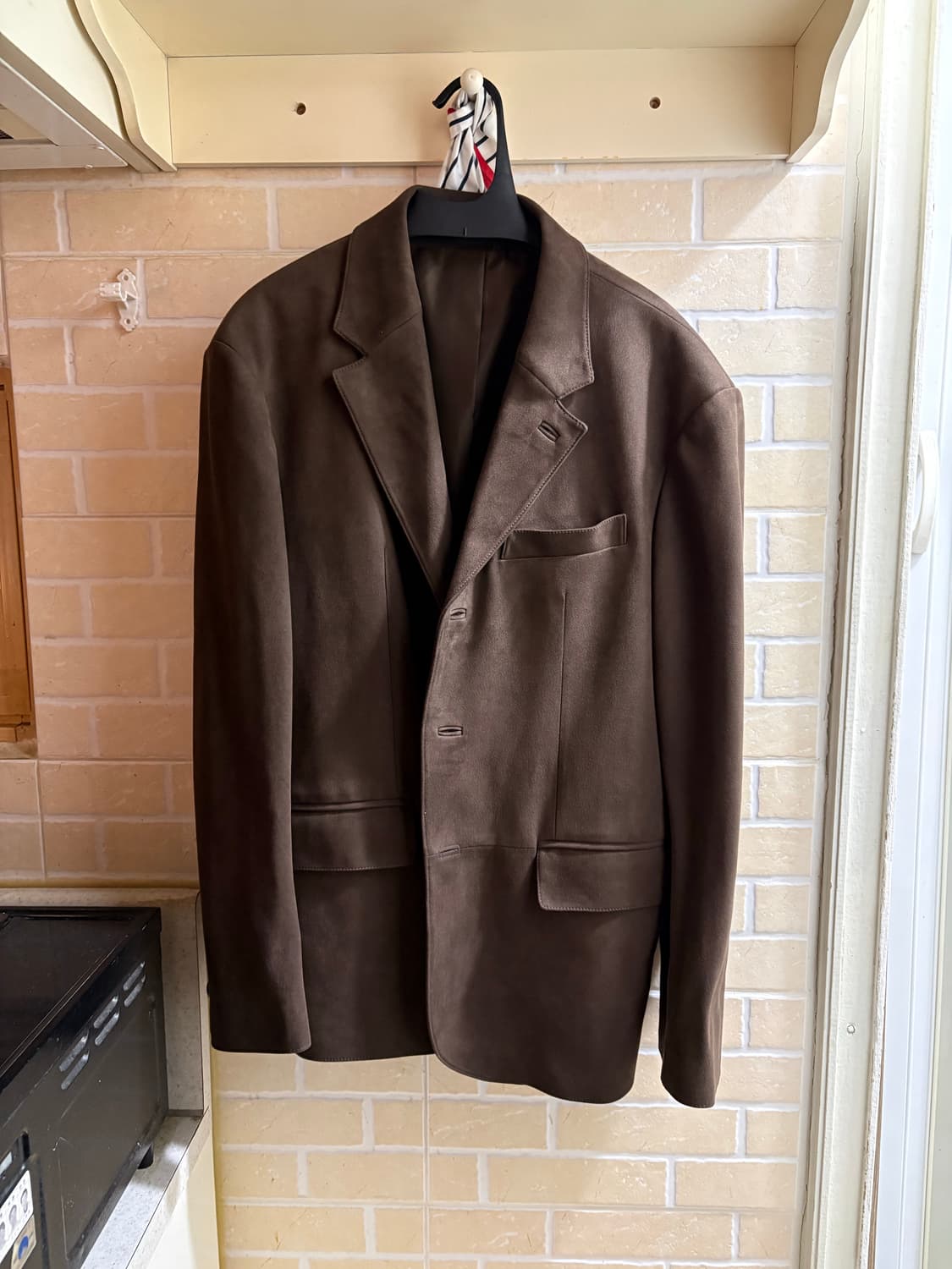 쿠어 - 스웨이드 블레이저 L사이즈 상품이미지3