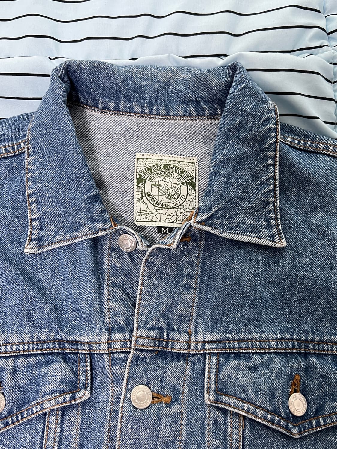 JOE SAYS 빈티지 워싱 데님 트러커 자켓 (S급 컨디션, 워크웨어/ 상품이미지2