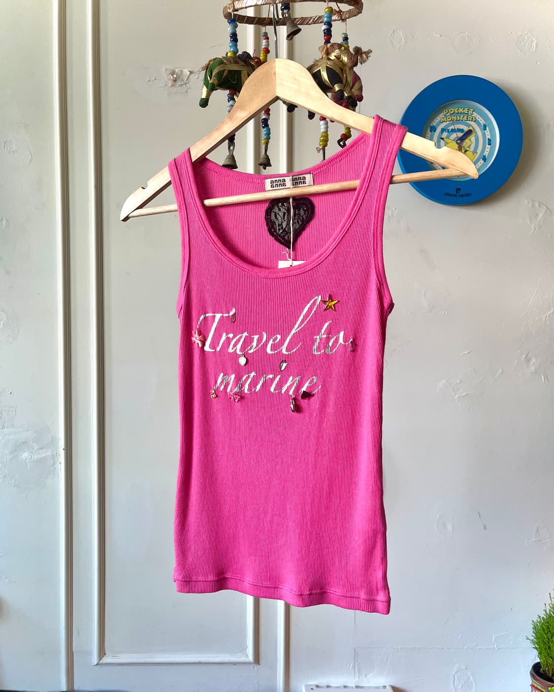anna 3D Point Pink Golgi Sleeveless 상품이미지4