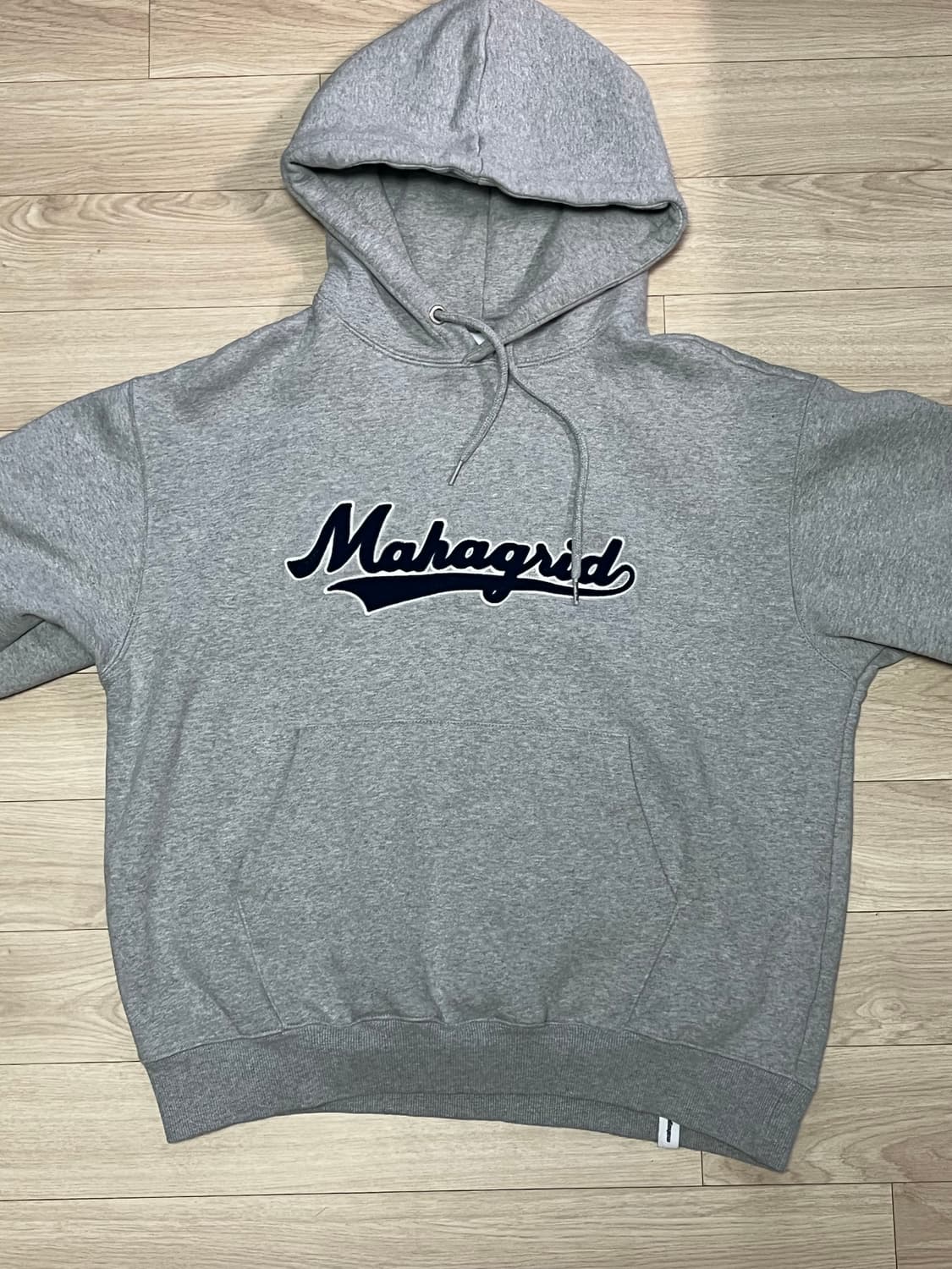 마하그리드 후드티 그레이 S 상품이미지2