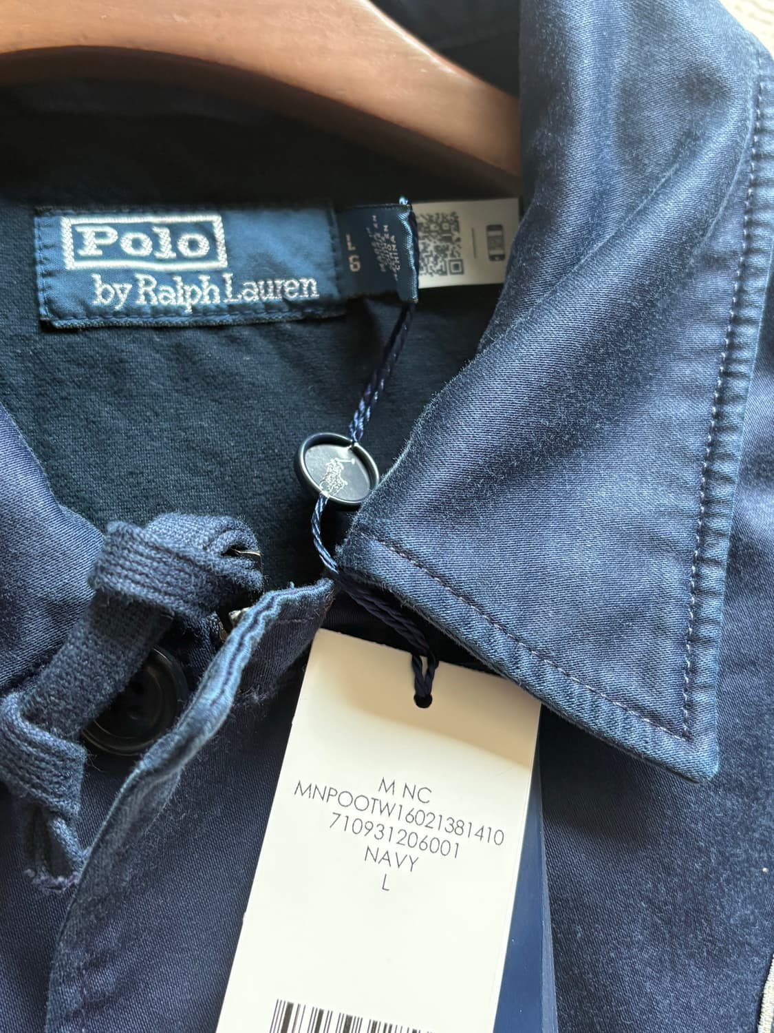 폴로 새티인 유틸리티 자켓 L 상품이미지4