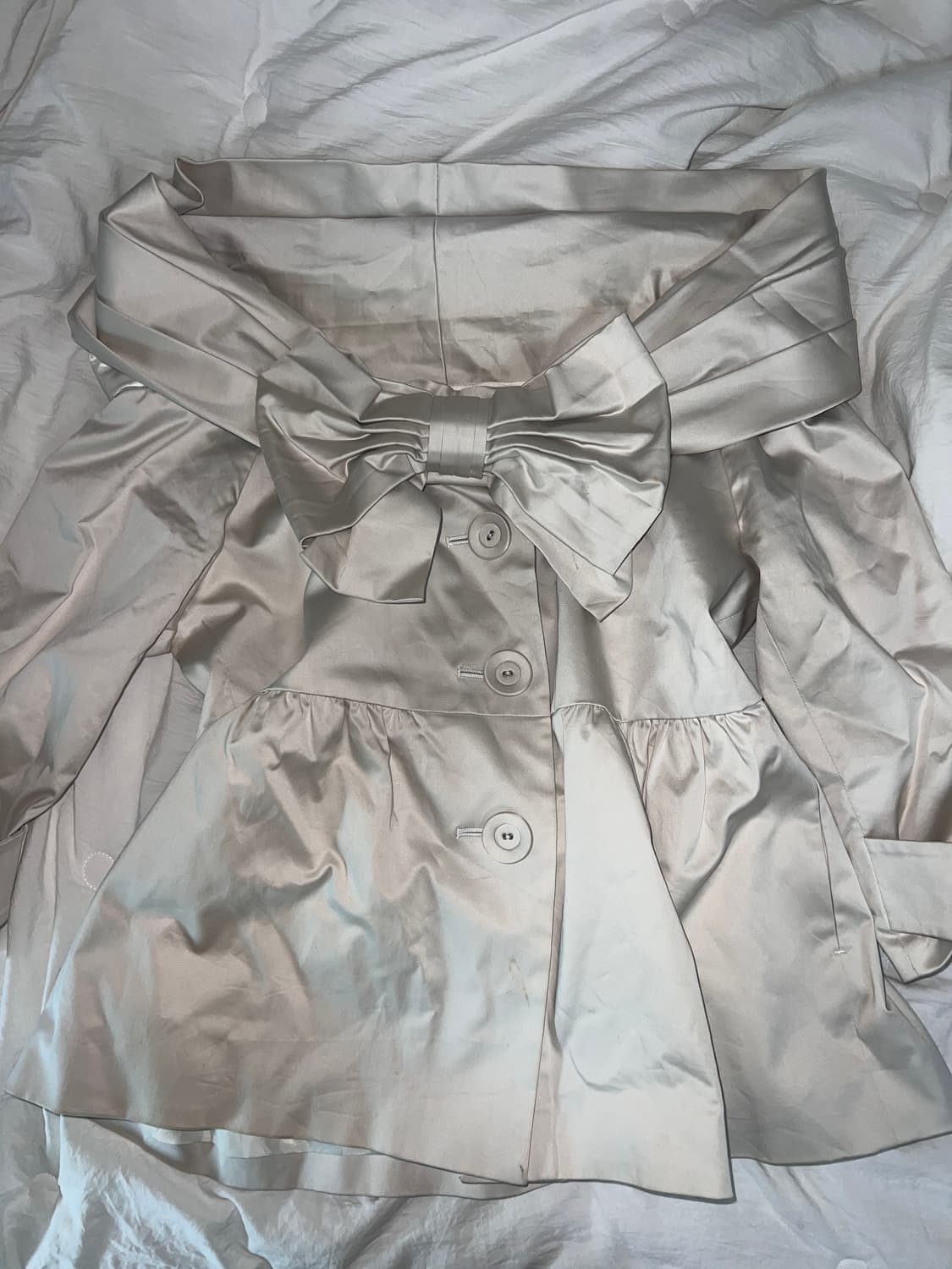 ribbon offshoulder 리본오프숄더 모리걸 오네갸루 상품이미지1