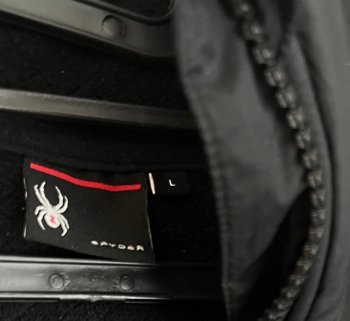 스파이더 플리스 후리스 후드 집업 블랙 [L] 상품이미지4