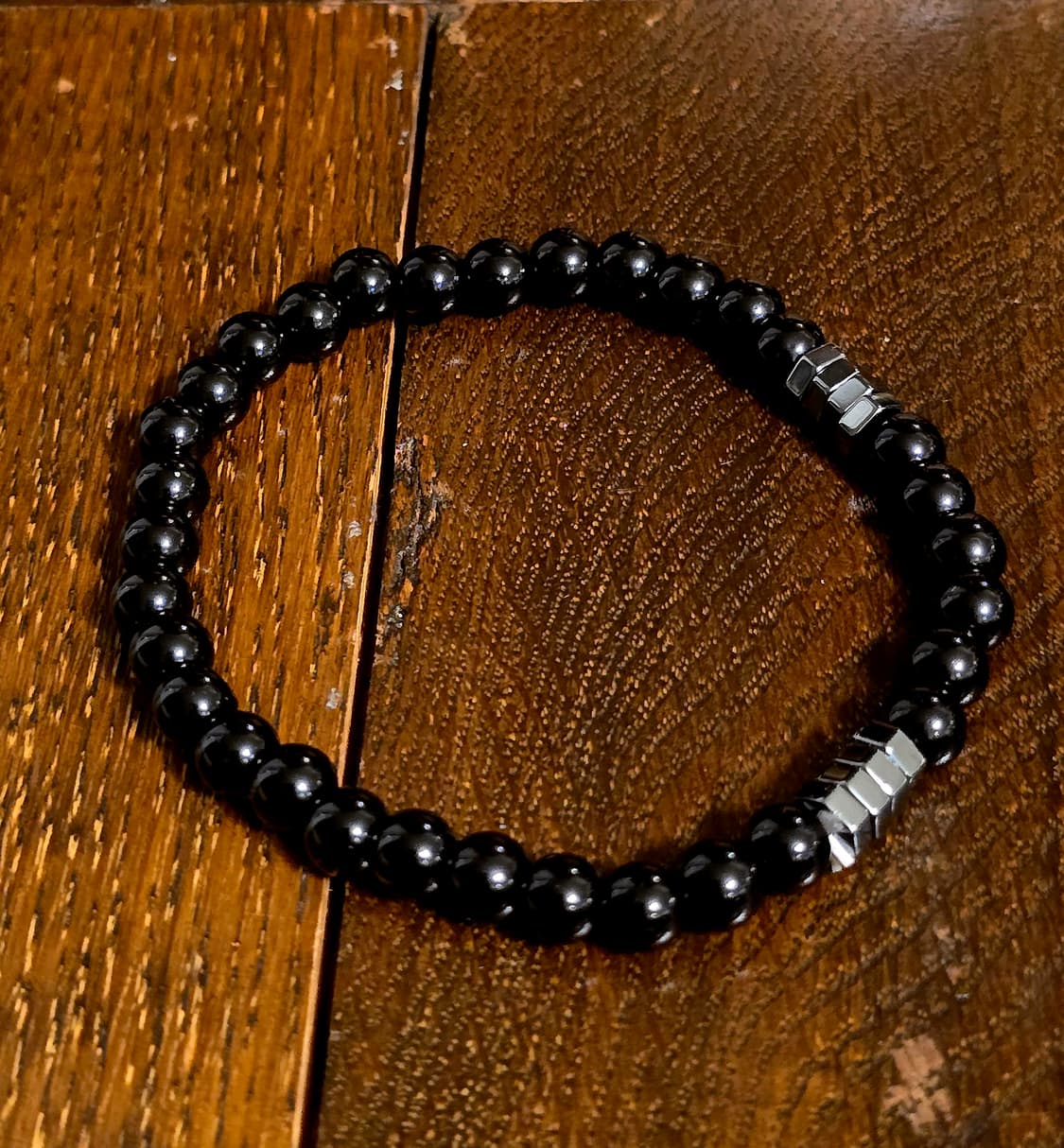 타이거아이 & 블랙 스톤 원석 팔찌 상품이미지9