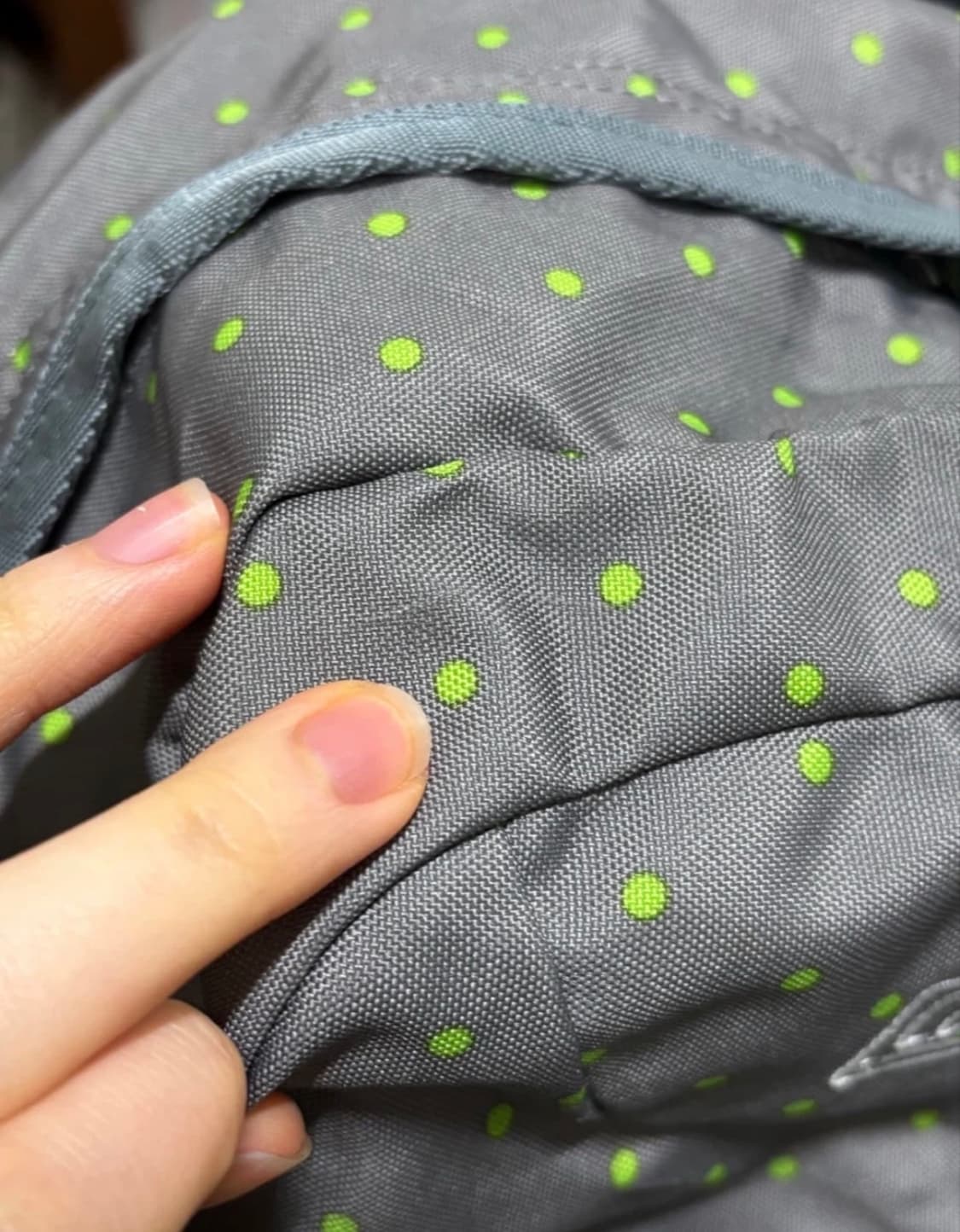 coleman 빈티지 초록 도트 백팩 상품이미지9