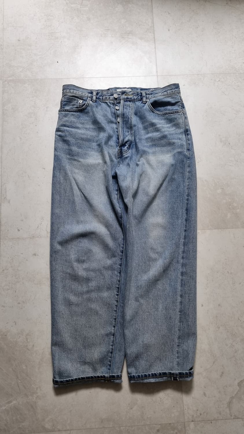 아워셀브스 25SS 와이드 데님 Bleached 상품이미지1