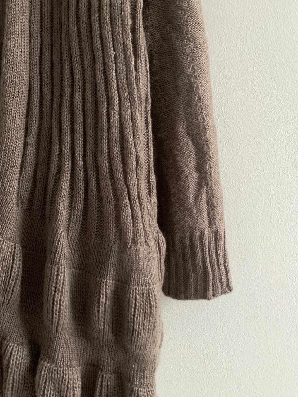 Muffler Collar Ruffle Cardigan 상품이미지4