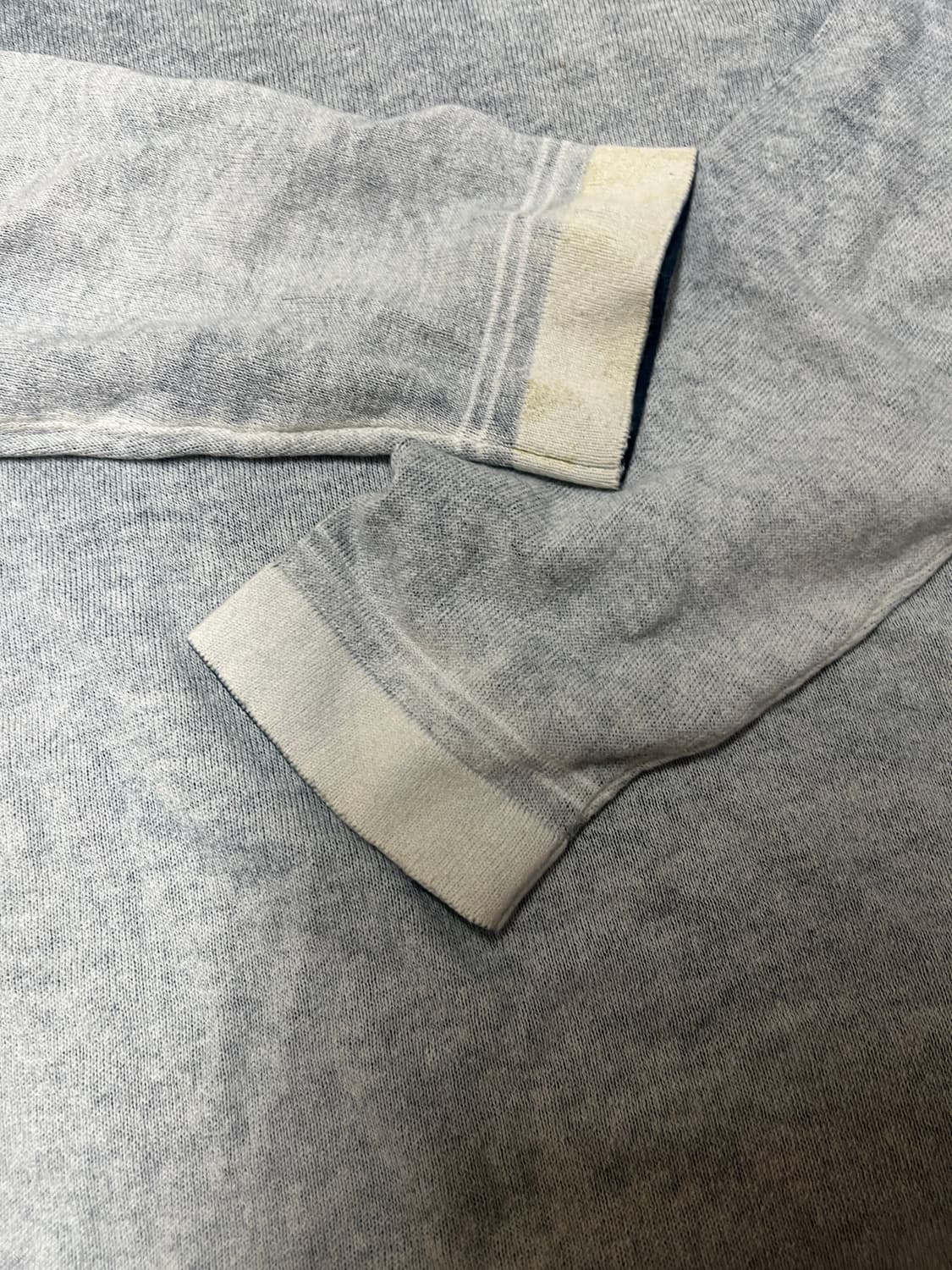 스톤아일랜드 빈티지 워싱 그레이/네이비 니트 xl 상품이미지2