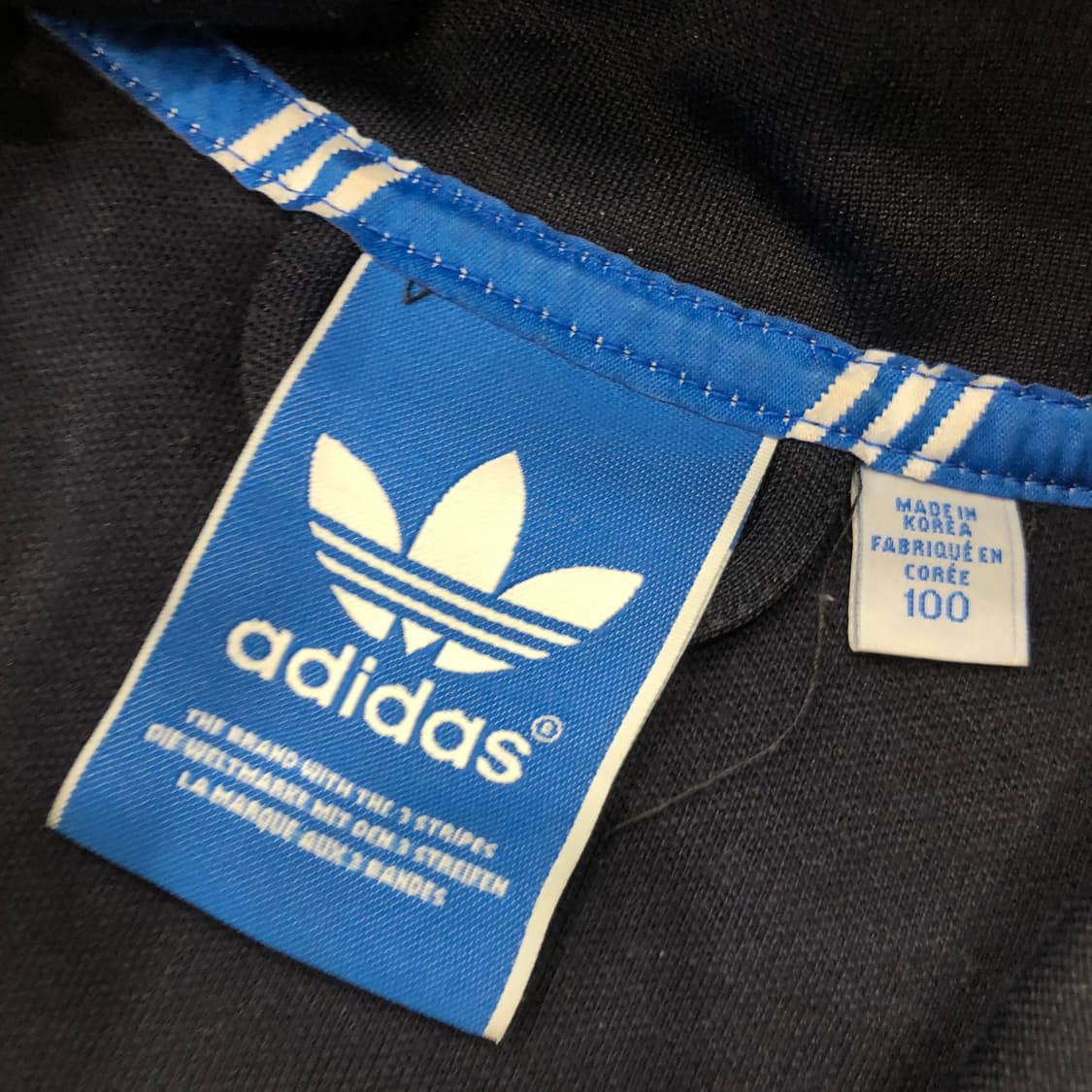 100 아디다스 유로파 네이비 져지 트랙 자켓 상품이미지4