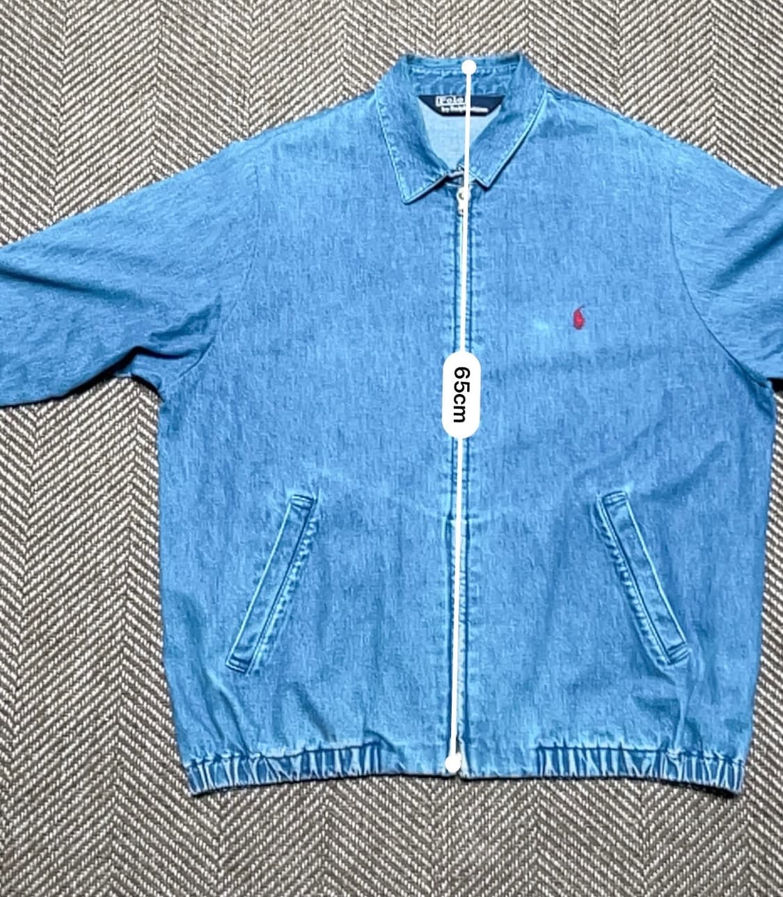 [95] 남녀공용 폴로 랄프로렌 데님 집업 블루종 자켓 상품이미지8