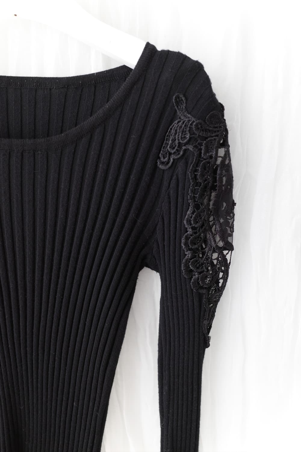 lace puff knit  상품이미지2