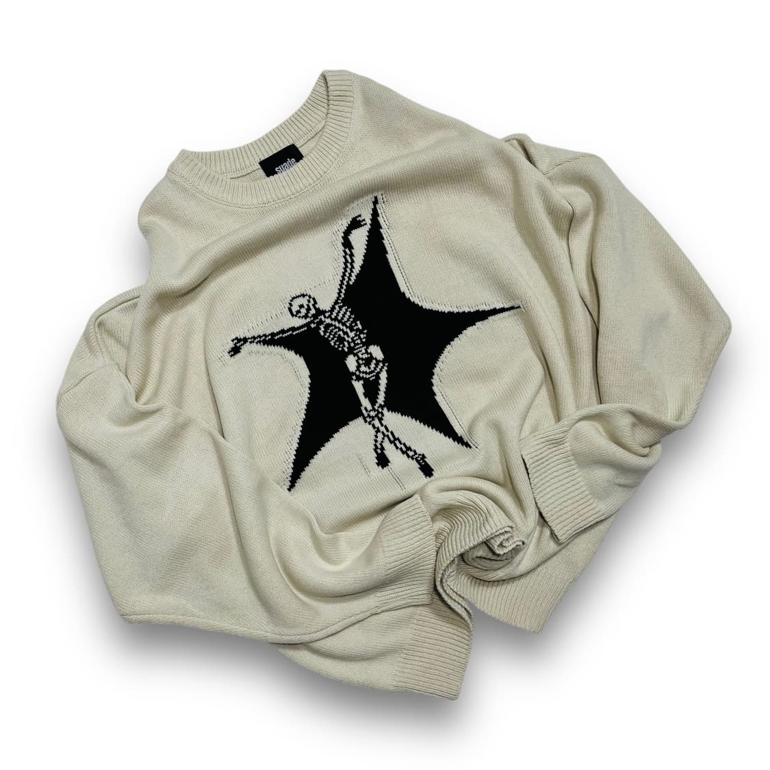 Suade skull star ivory kint 상품이미지1