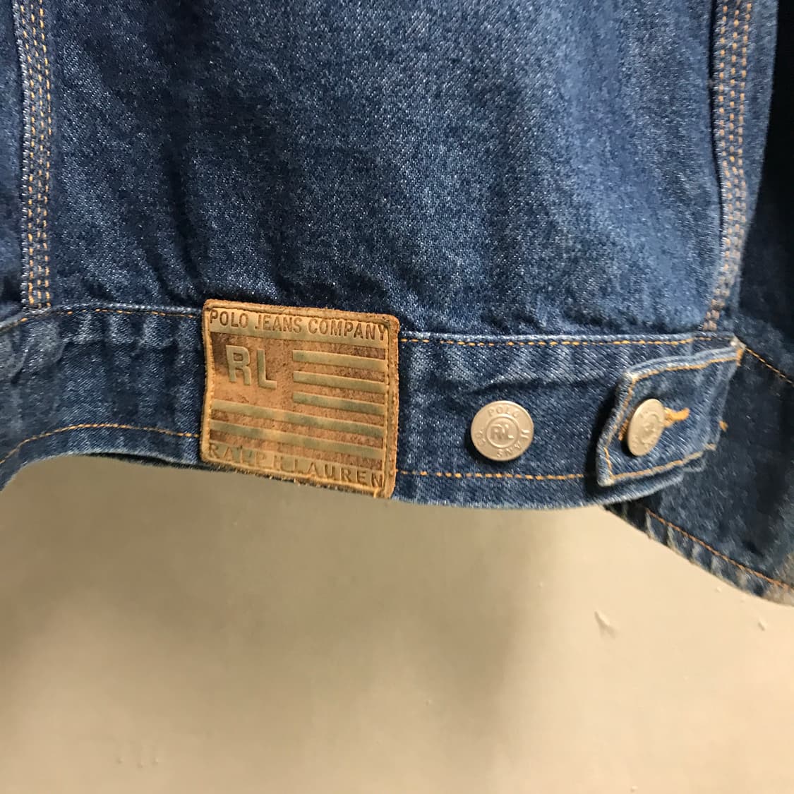 폴로 진스 데님 트러커 자켓 M 상품이미지7
