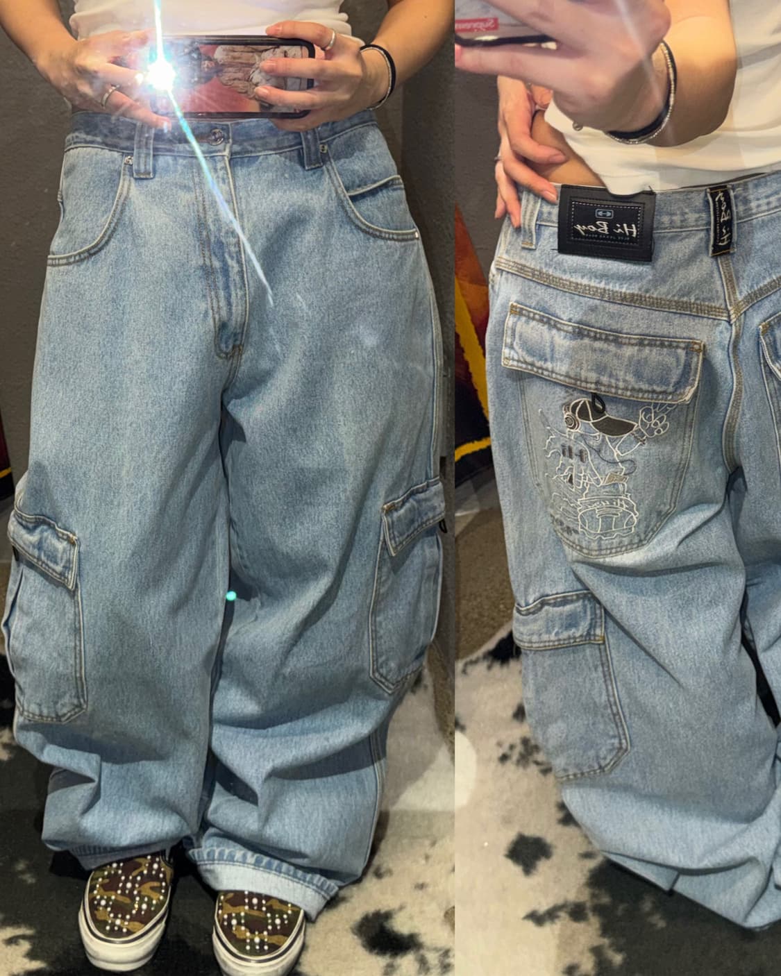 올드스쿨 데님 카고 상품이미지9