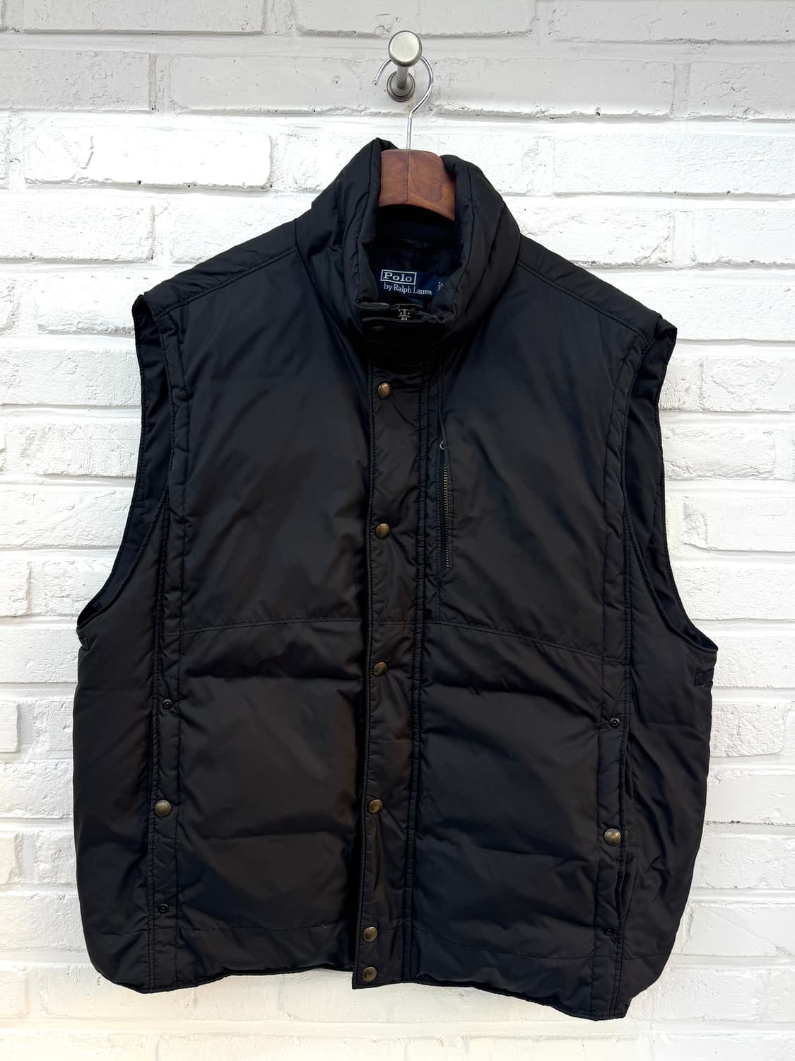 폴로 블랙 투웨이 패딩조끼 상품이미지4