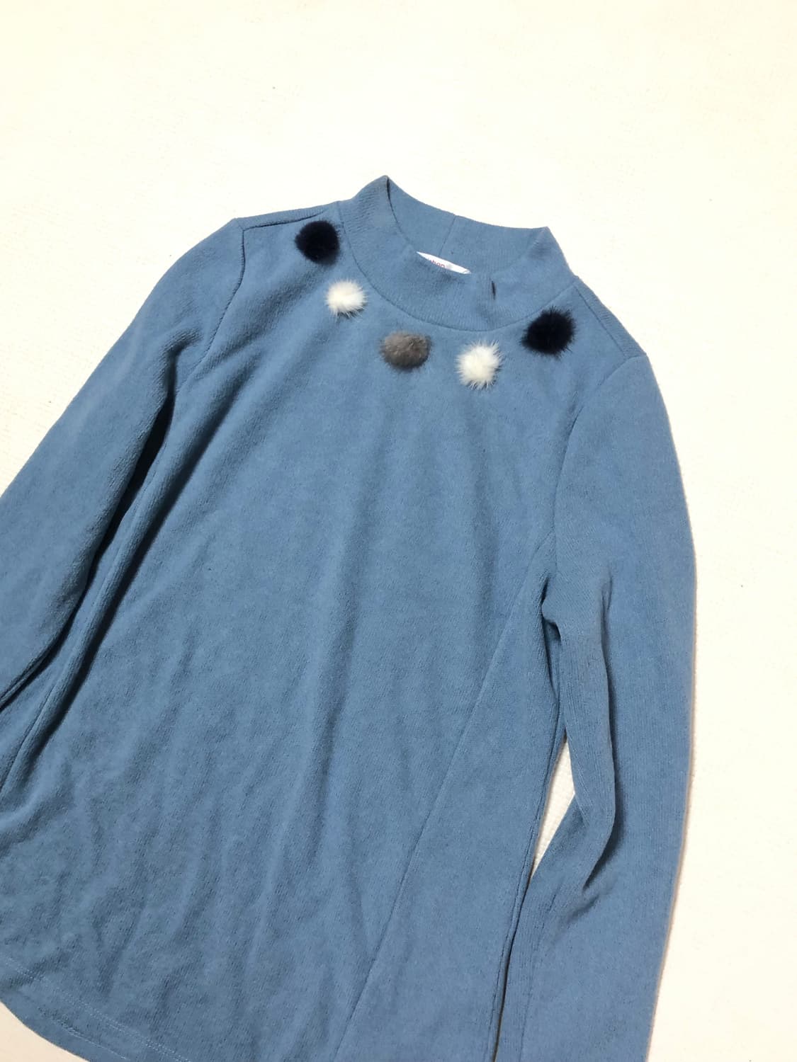 빈티지 파스텔 블루 니트 상품이미지1