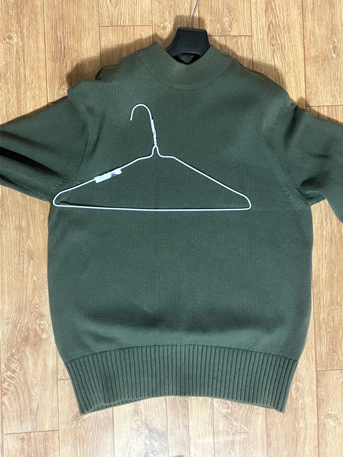 유니폼브릿지 - us navy 모크넥 니트 (올리브) 상품이미지3