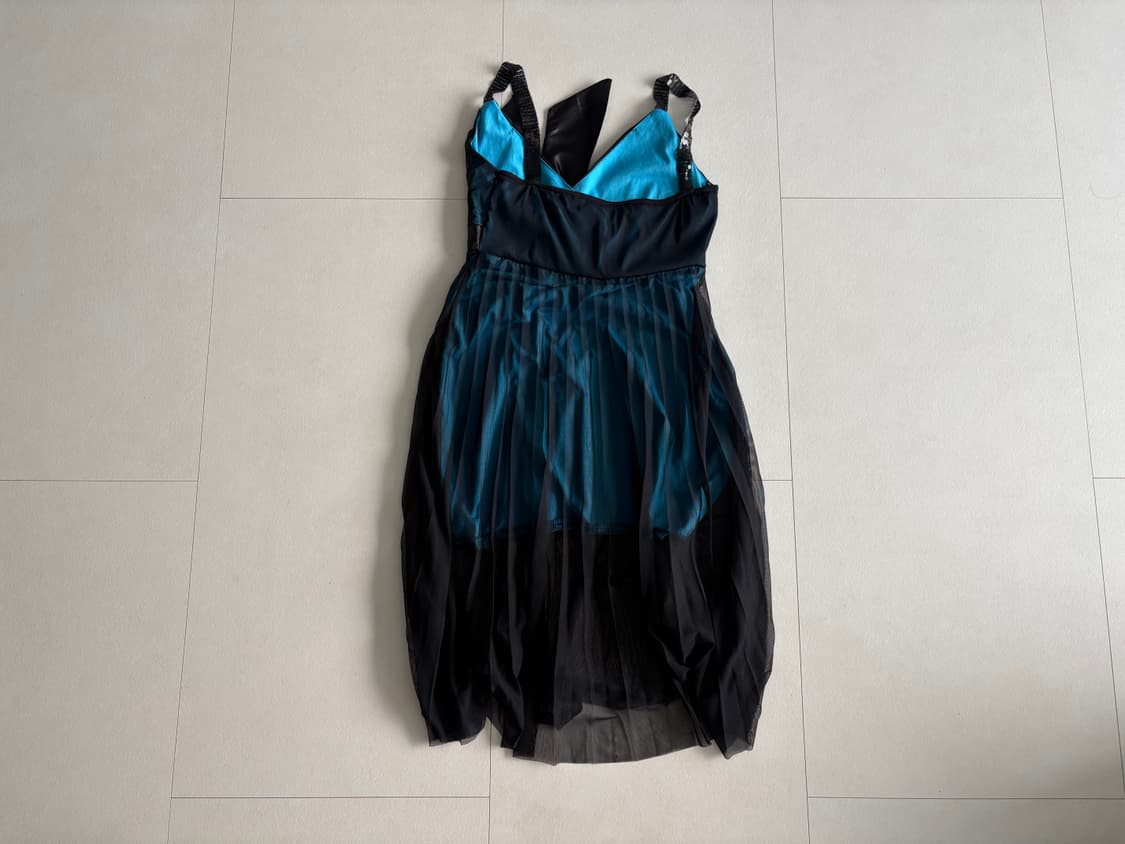 pleated mesh dress 상품이미지4